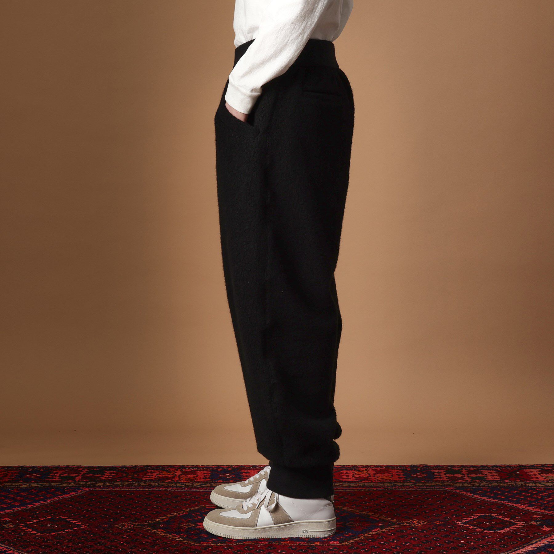 40CARATS&525「ウール混パイルボアスウェットパンツ」|その他|