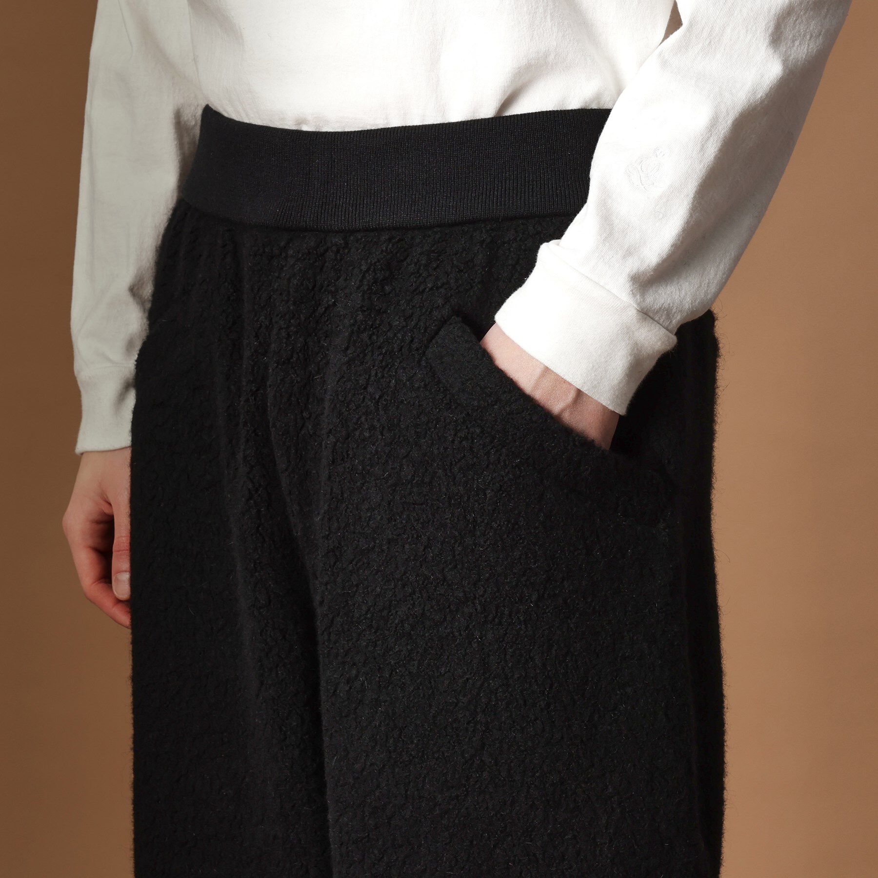 40CARATS&525「ウール混パイルボアスウェットパンツ」|その他|