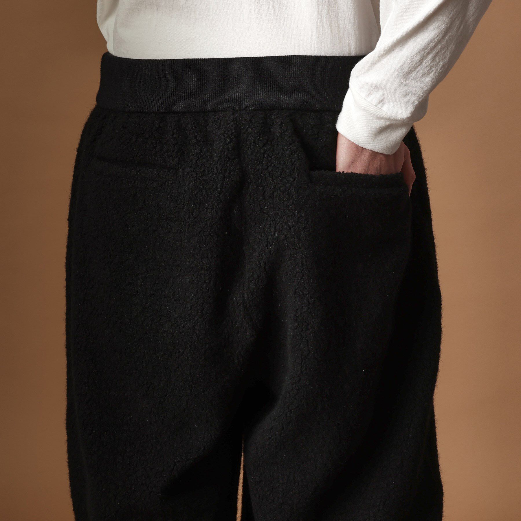 40CARATS&525「ウール混パイルボアスウェットパンツ」|その他|