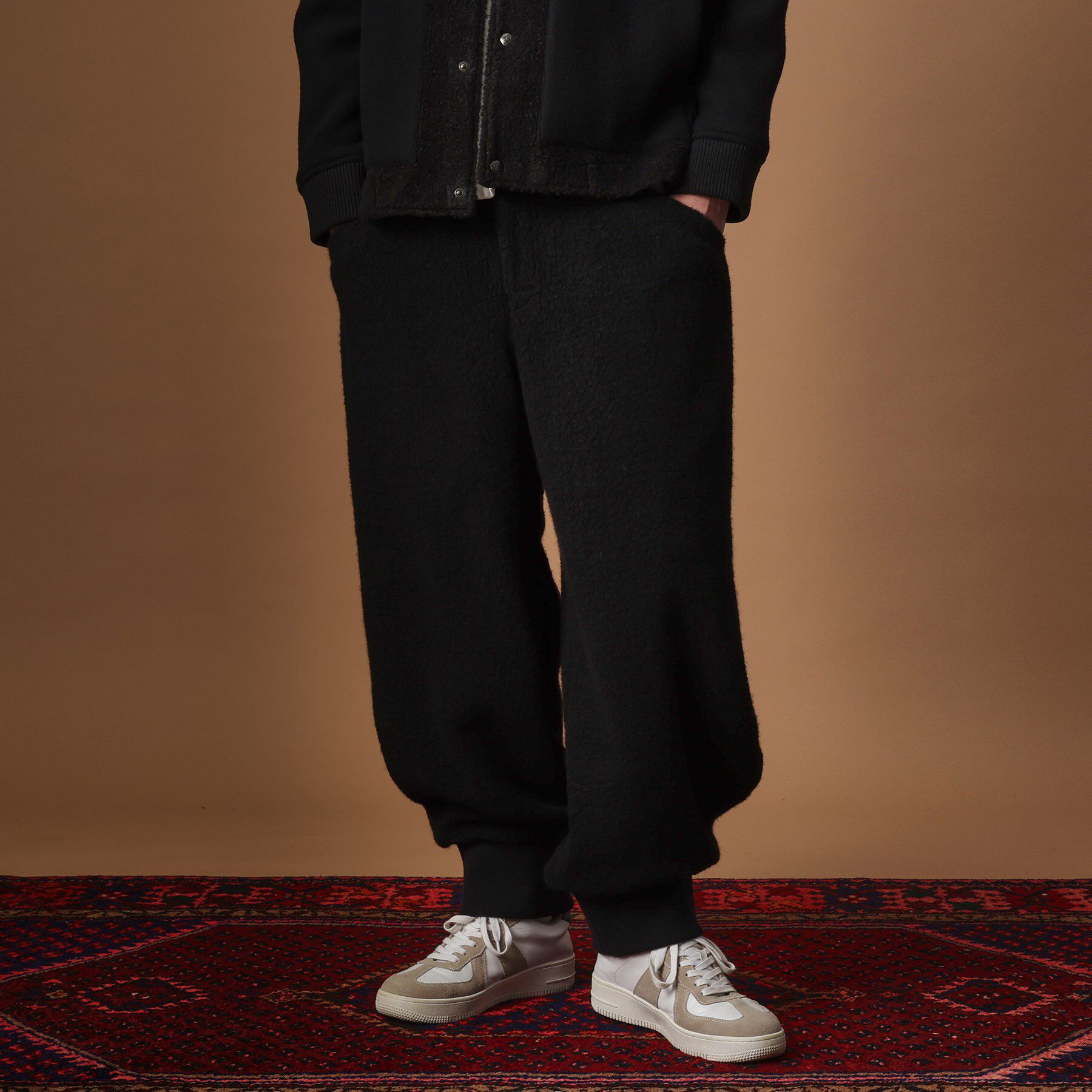40CARATS&525「ウール混パイルボアスウェットパンツ」|その他|