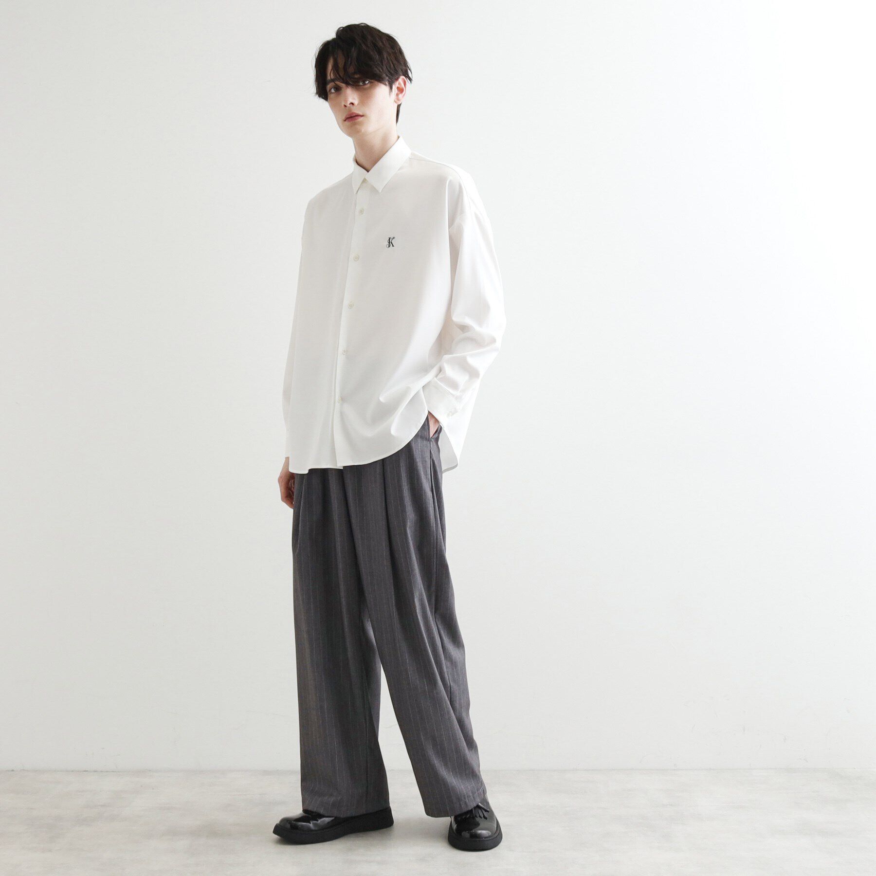 tk.TAKEO KIKUCHI「エンブロなめらかシャツ」|シャツ・ブラウス|