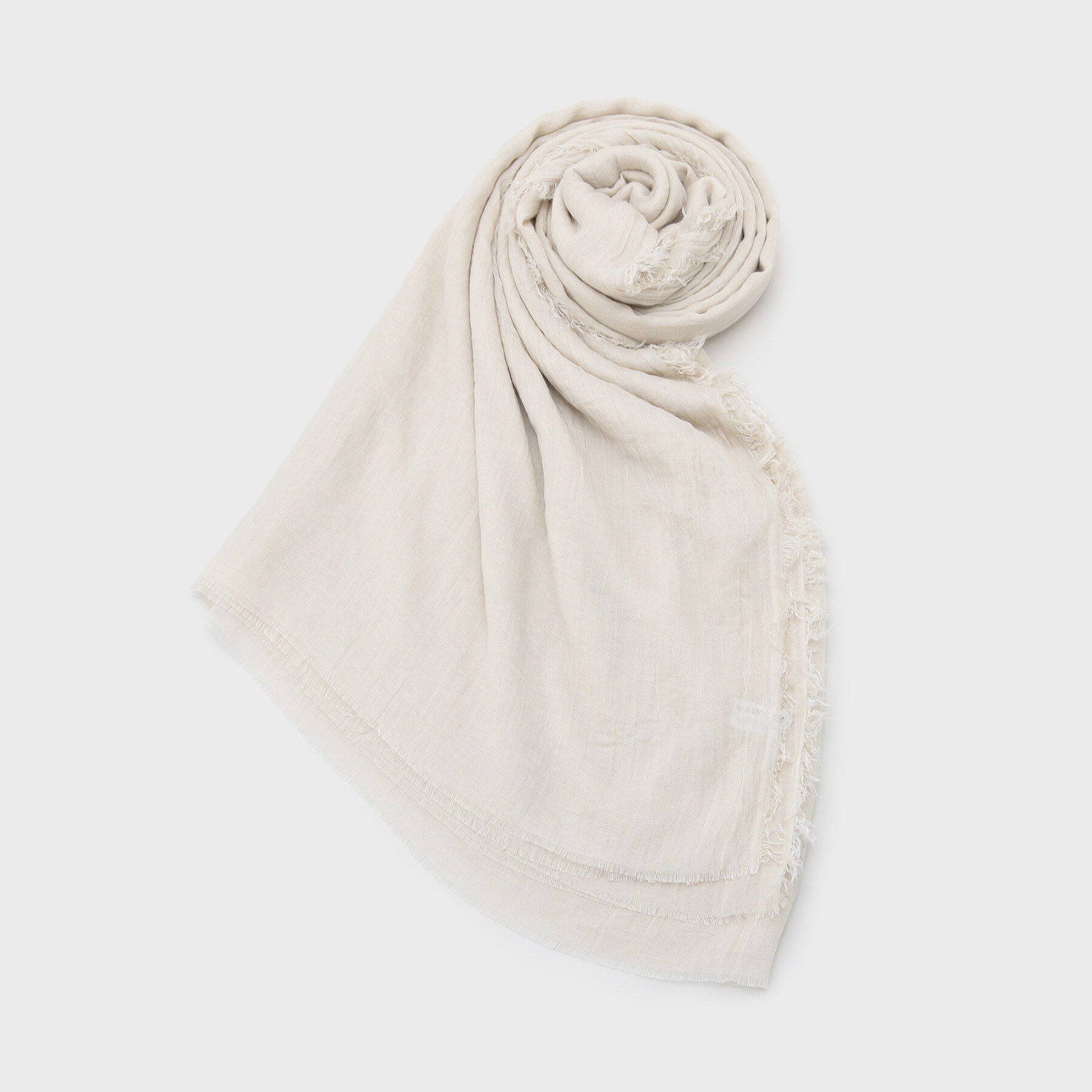 OPAQUE.CLIP「【冷房対策】シアー大判ストール」|ストール|ベージュ(052)