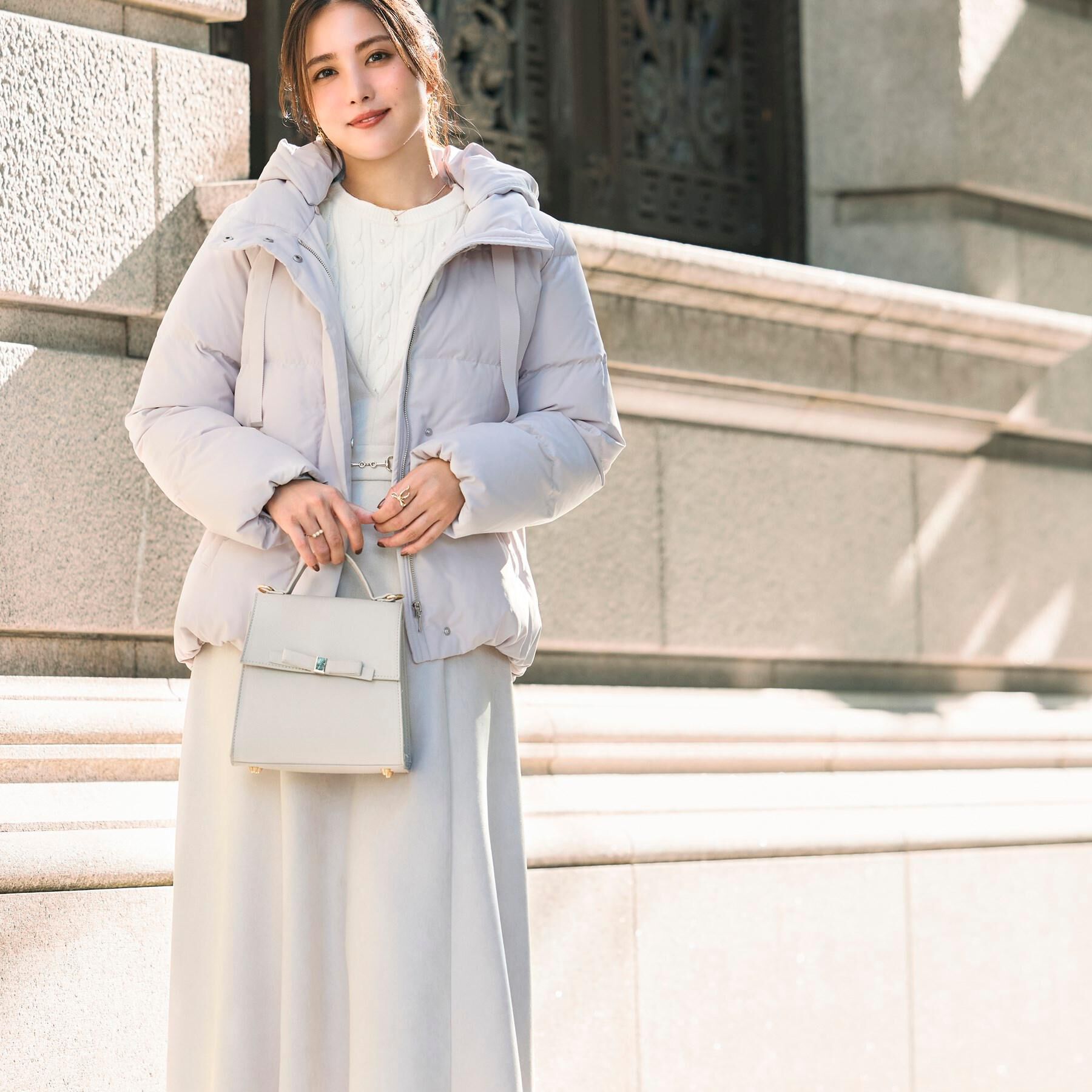 Couture broach「【冬の名品・撥水】愛されダウン」|ダウン|