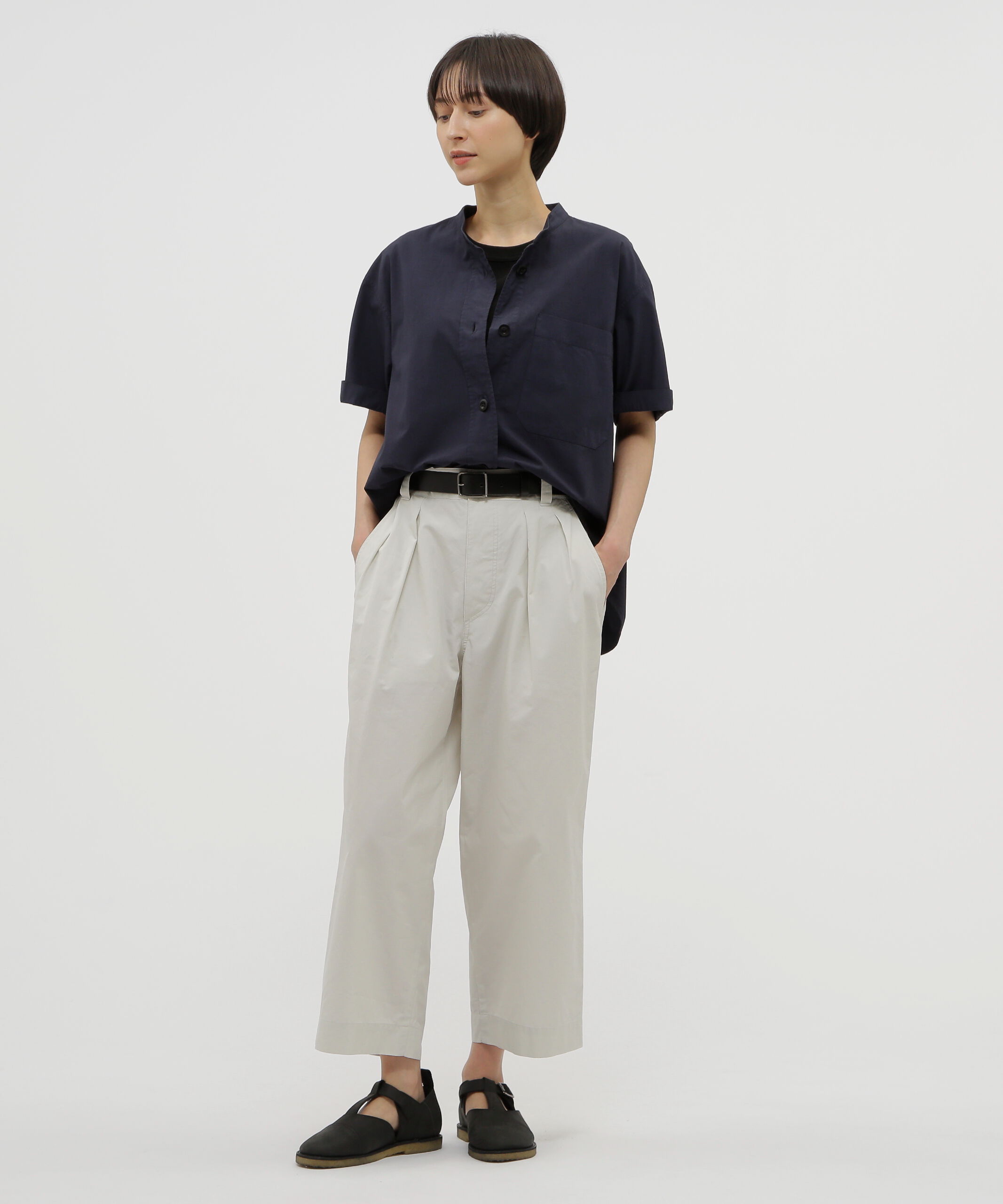 MHL.「GARMENT DYE BASIC JERSEY」|Tシャツ・カットソー|