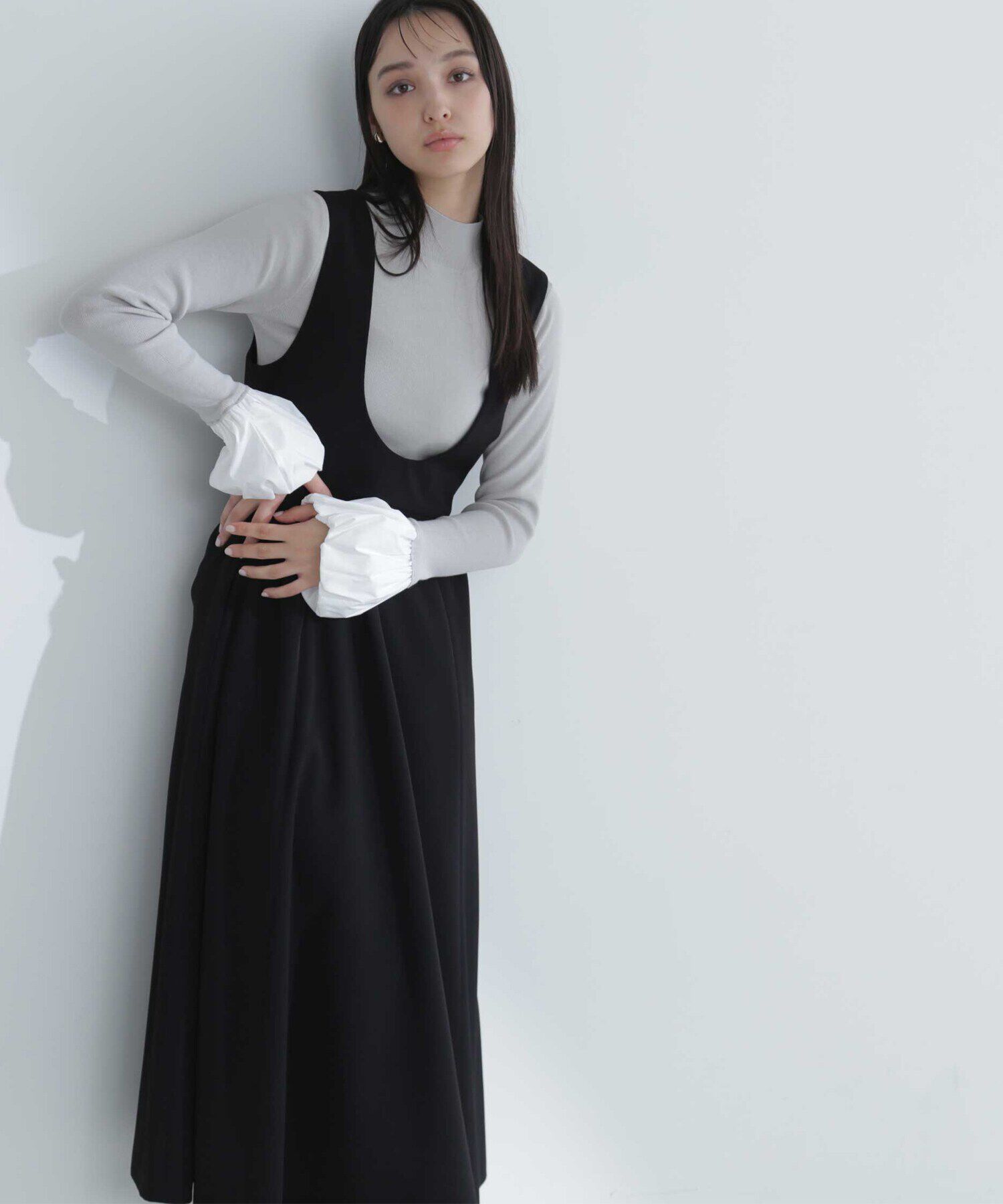  「Uネックフレアジャンスカ」|ワンピース|