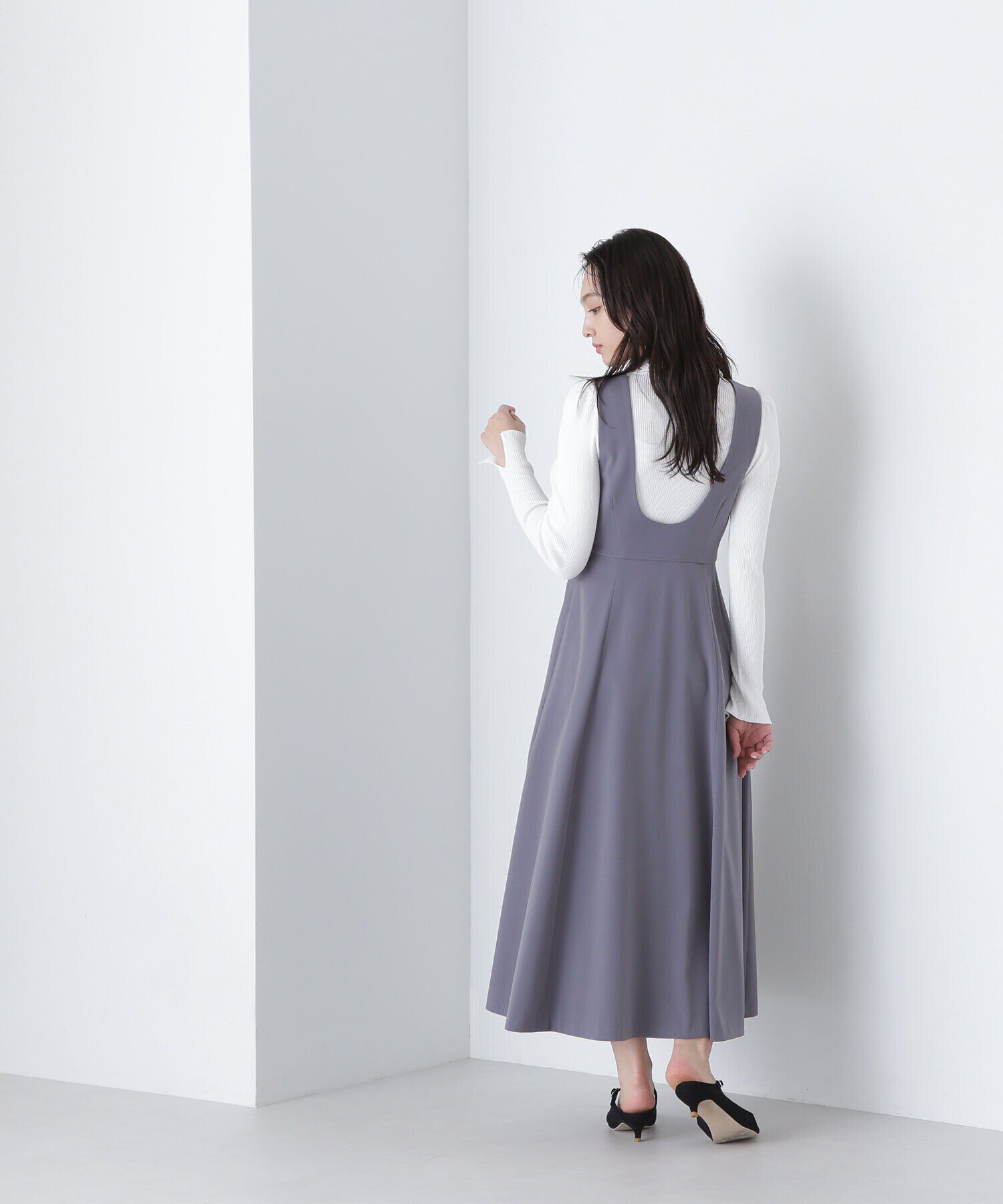  「Uネックフレアジャンスカ」|ワンピース|