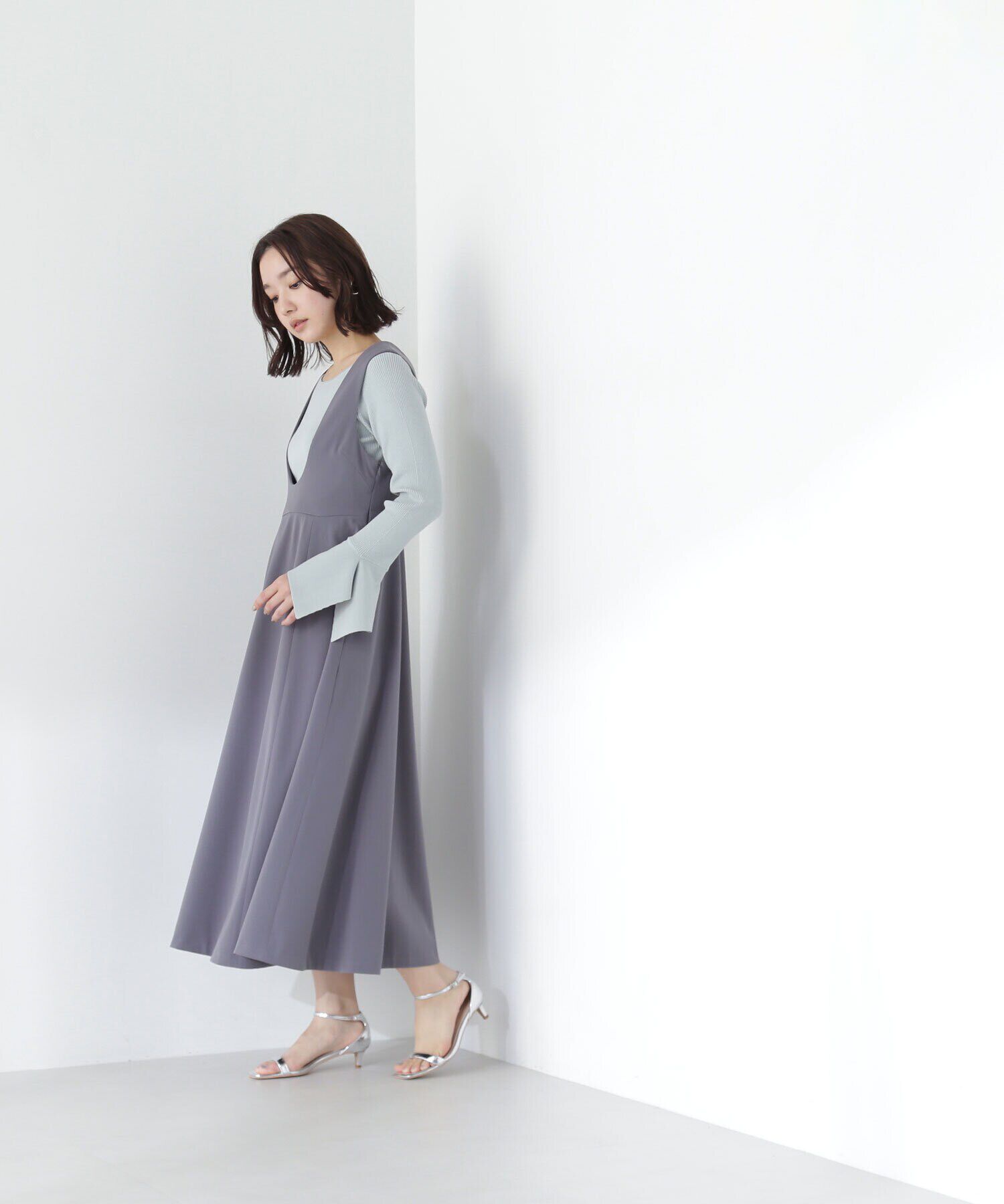  「Uネックフレアジャンスカ」|ワンピース|