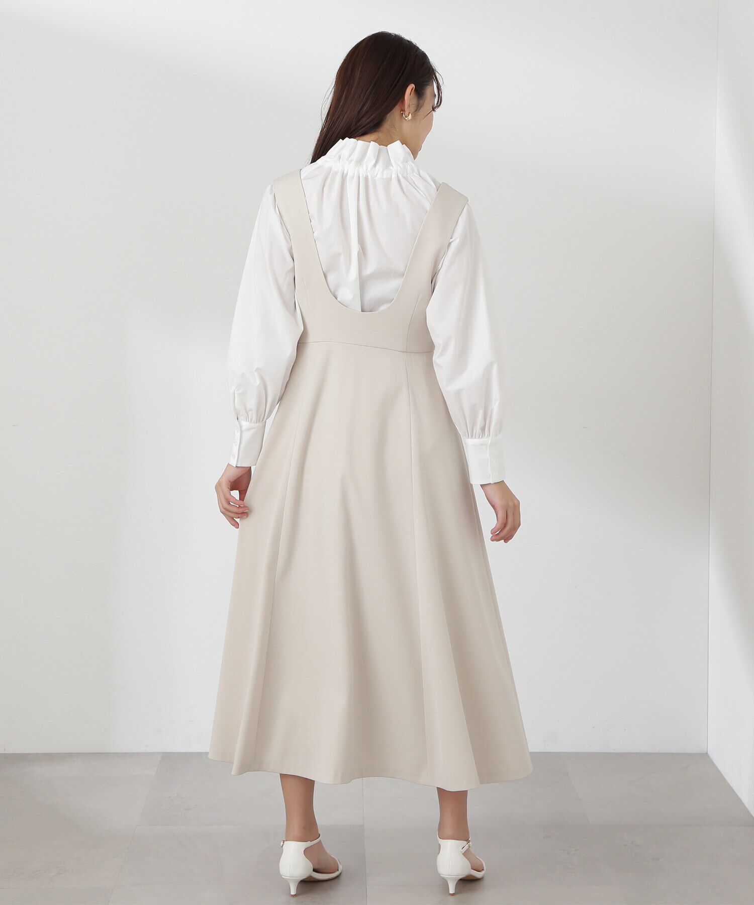  「Uネックフレアジャンスカ」|ワンピース|