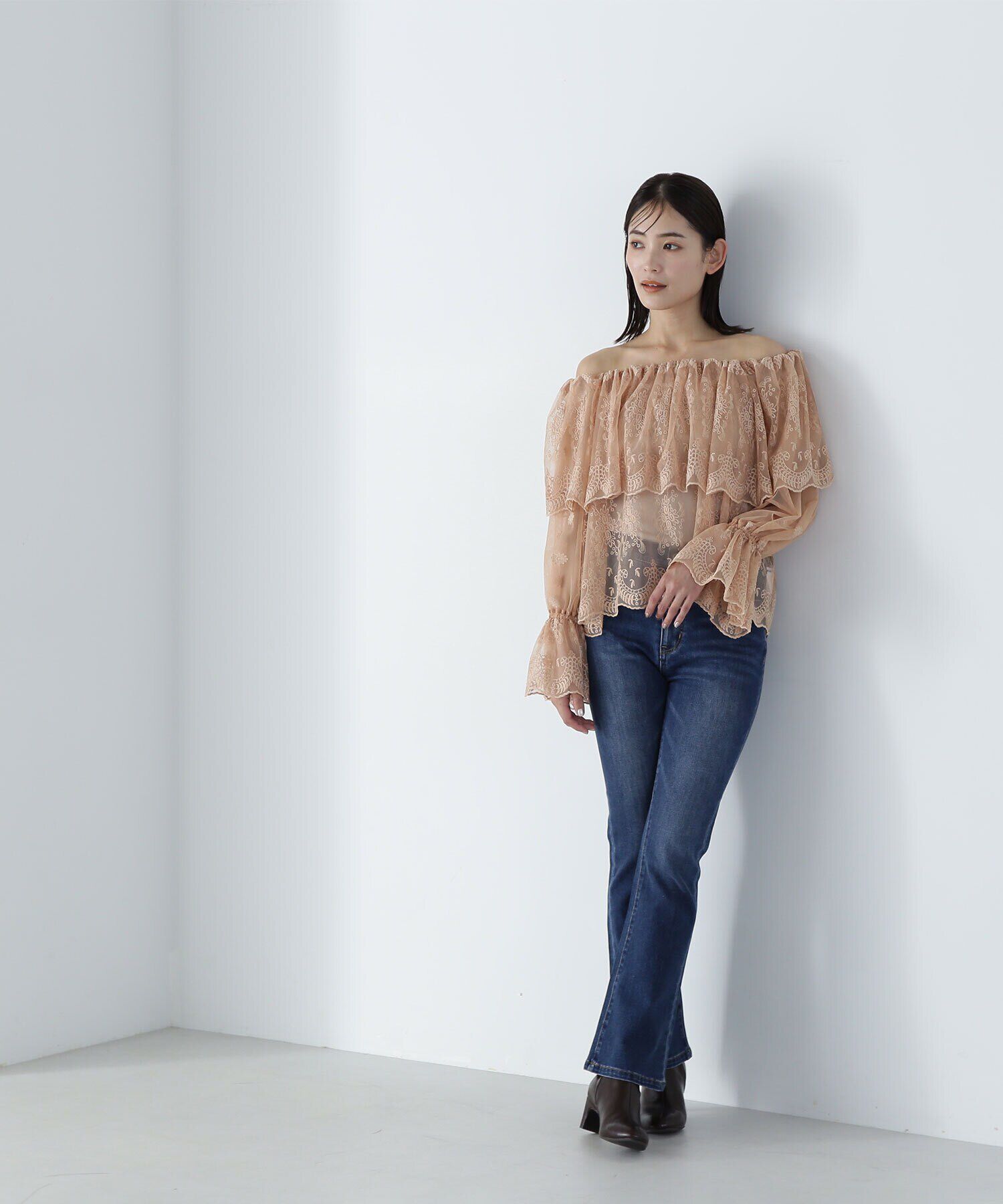  「ヴィンテージライクレースブラウス　24AW」|シャツ・ブラウス|