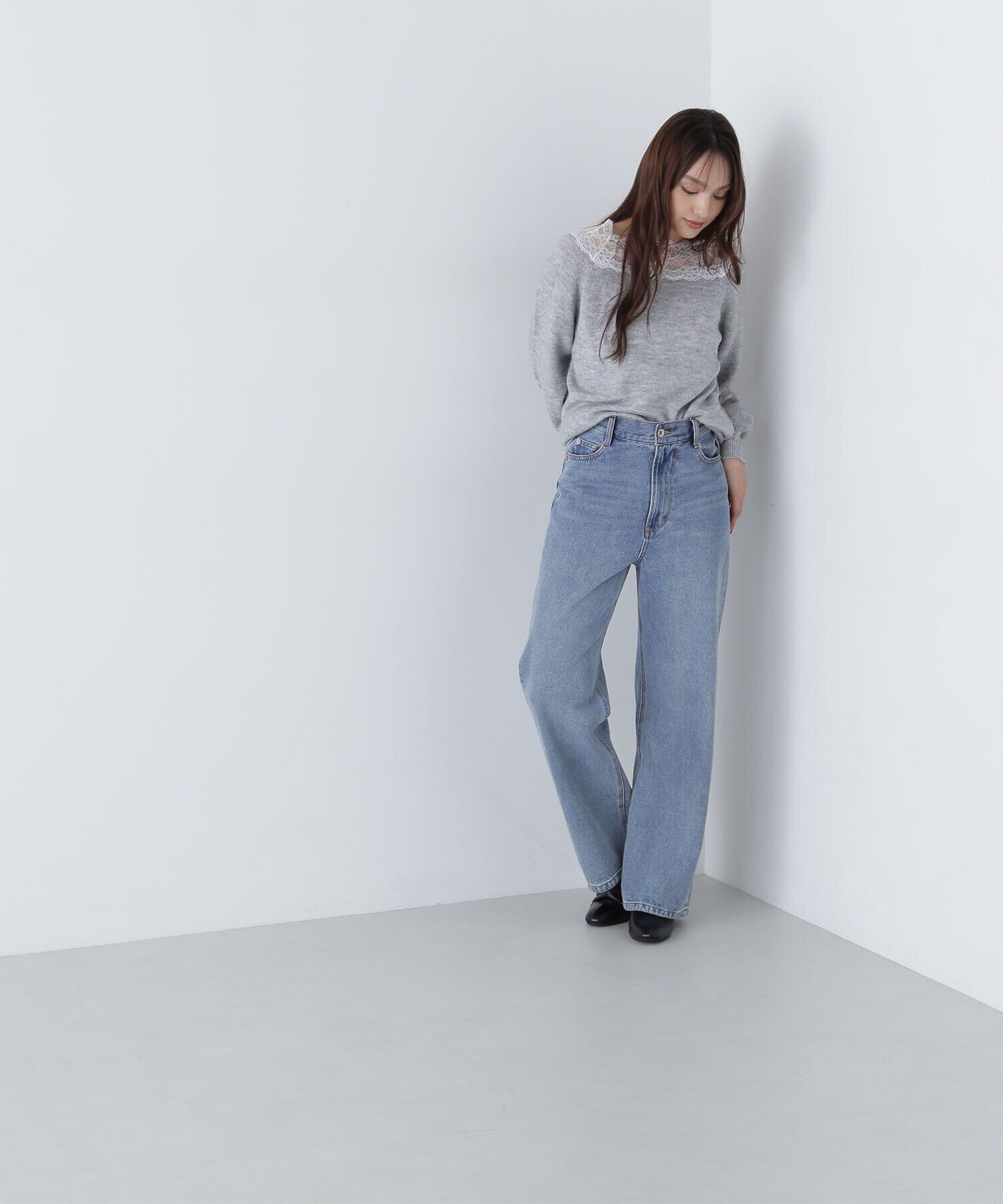  「レーストリミングニット　24AW」|ニット・セーター|