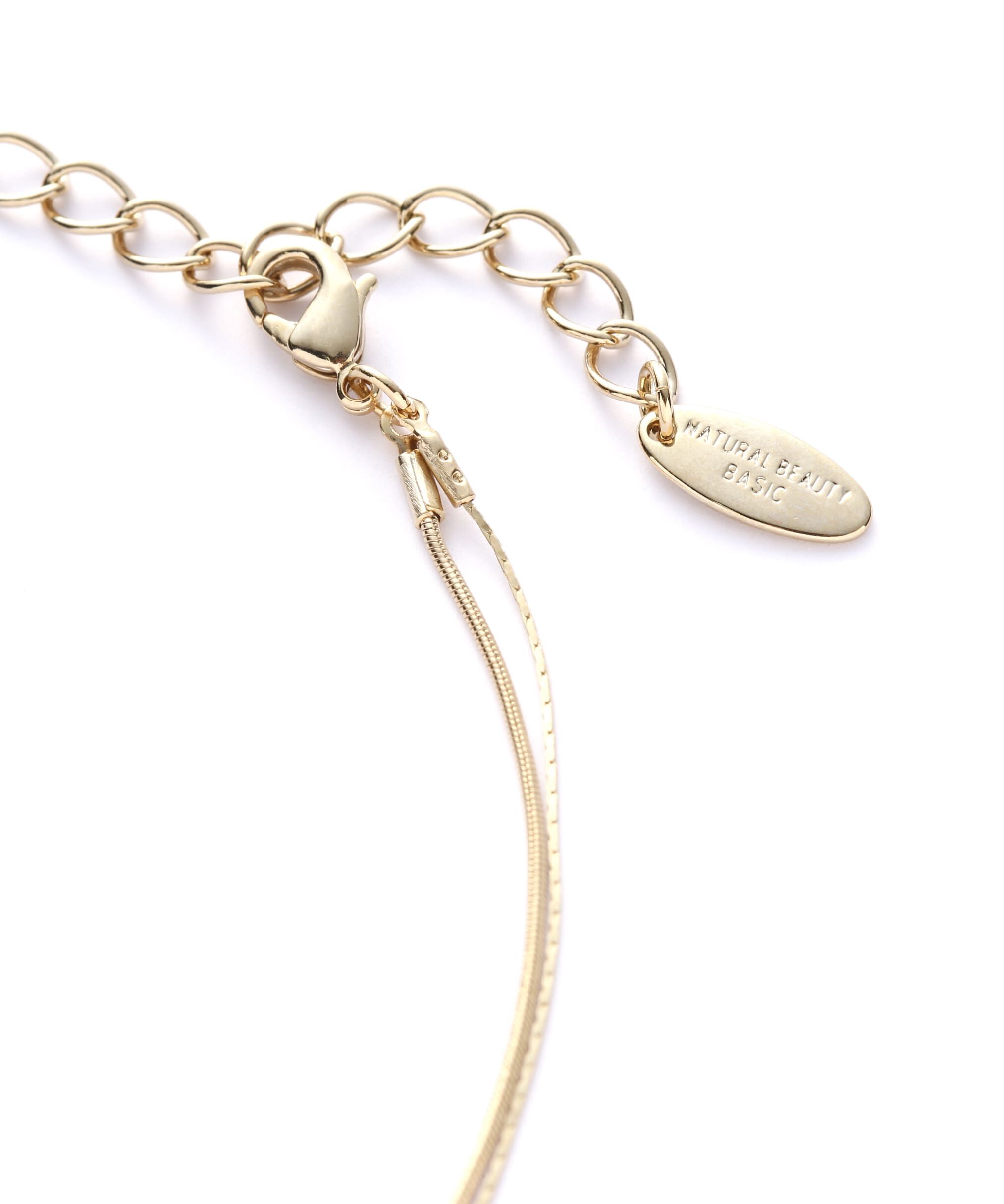  「ドームストーンツインネックレス」|ネックレス|