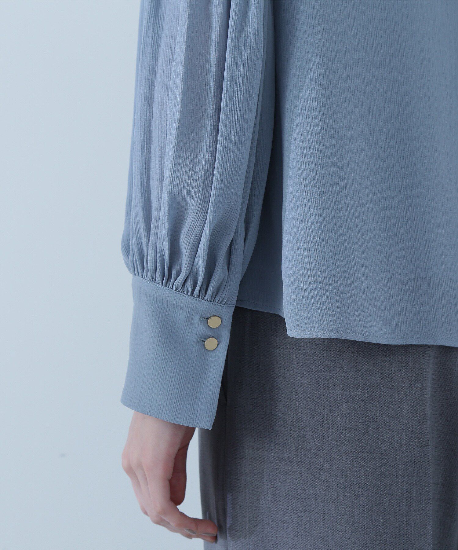  「ラッフルフリル楊柳ブラウス」|シャツ・ブラウス|