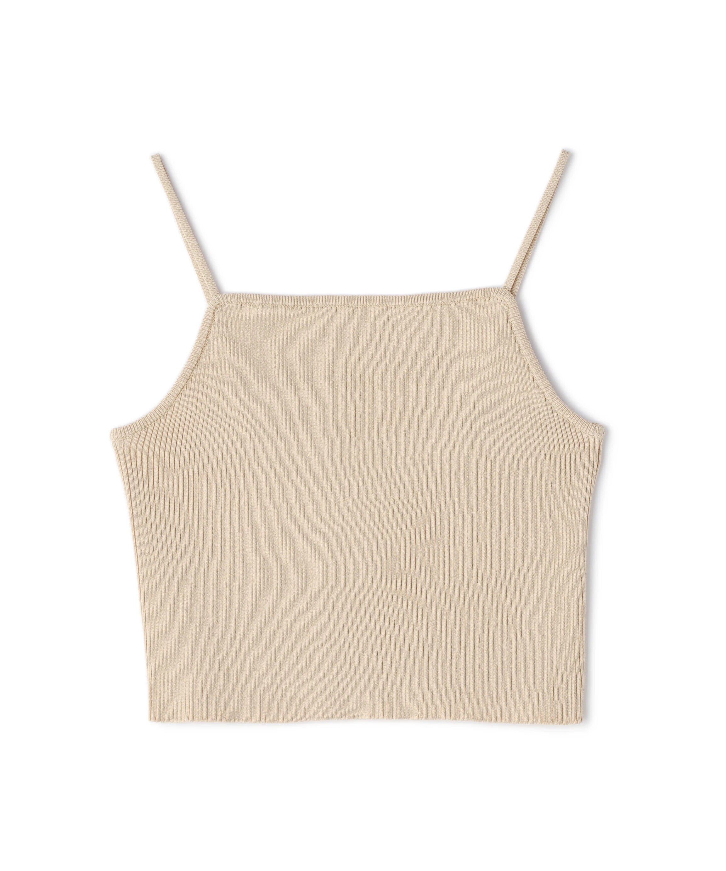  「クロップドニットキャミビスチェ」|ニット・セーター|