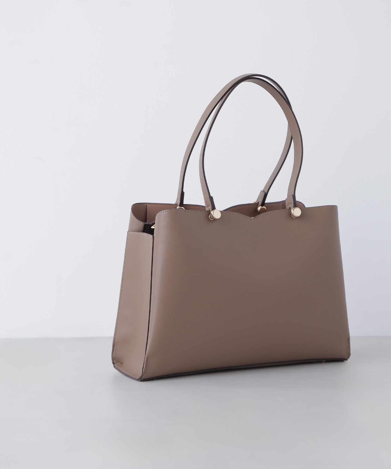  「ハートカットトートバッグ」|トートバッグ|ベージュ