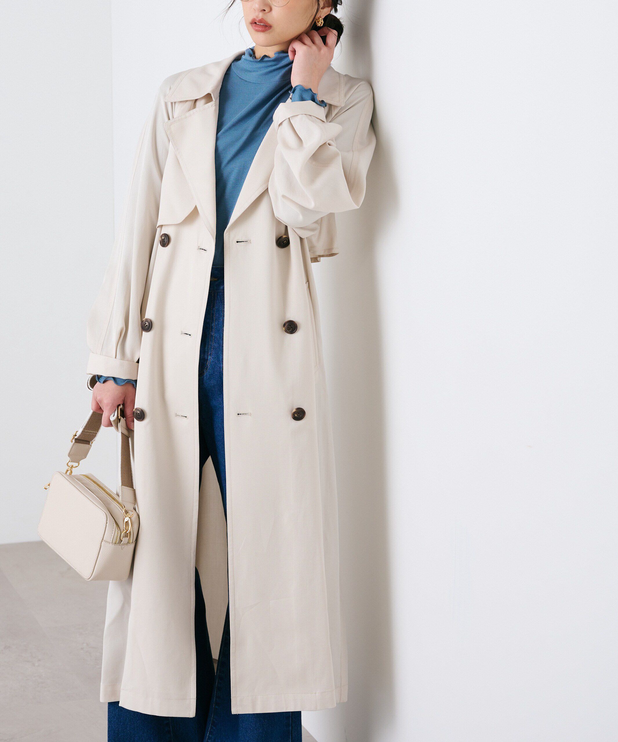  「[低身長サイズ/Sシリーズ]ルーズテロンチコート」|その他|