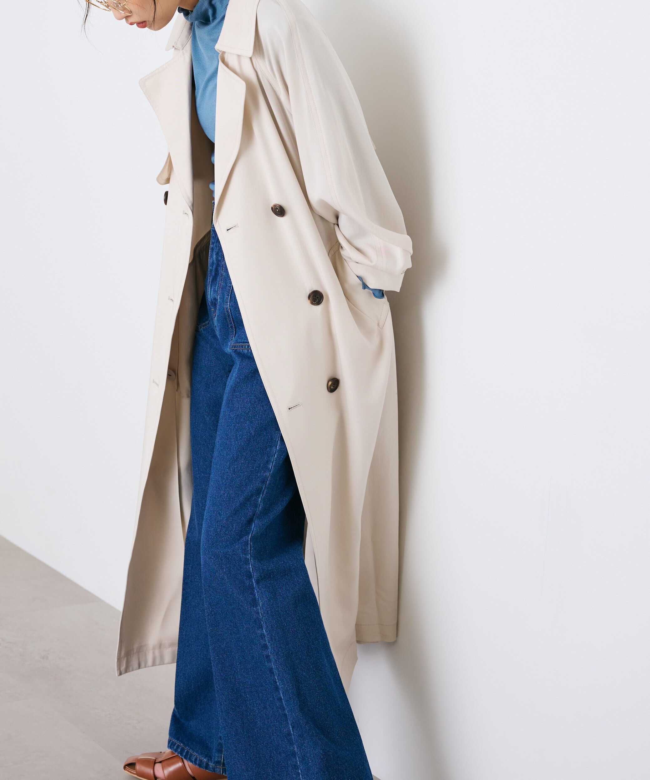  「[低身長サイズ/Sシリーズ]ルーズテロンチコート」|その他|