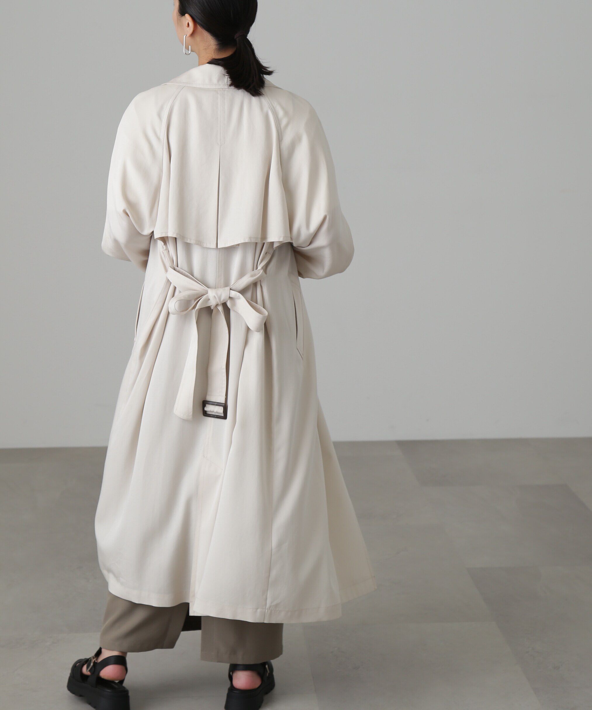  「[低身長サイズ/Sシリーズ]ルーズテロンチコート」|その他|