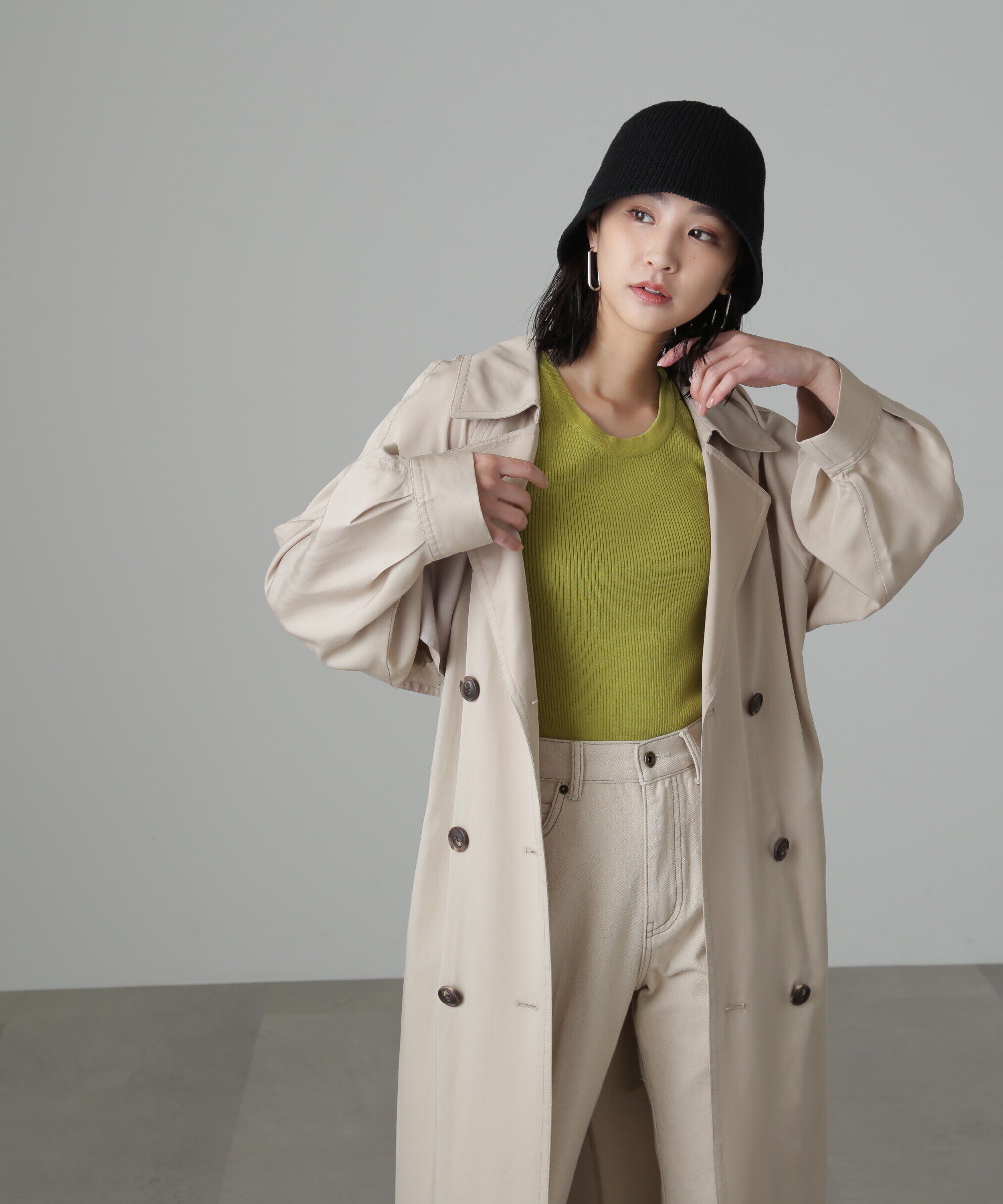  「[低身長サイズ/Sシリーズ]ルーズテロンチコート」|その他|