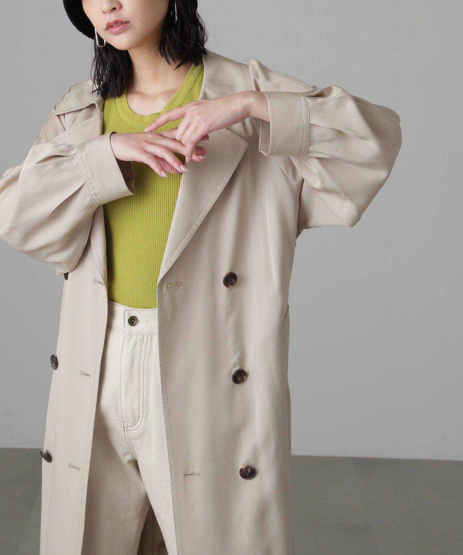  「[低身長サイズ/Sシリーズ]ルーズテロンチコート」|その他|