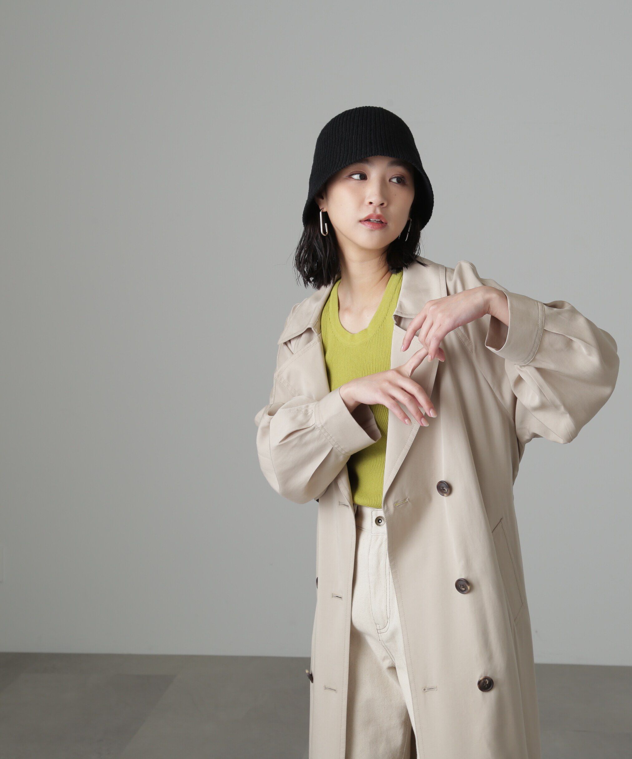  「[低身長サイズ/Sシリーズ]ルーズテロンチコート」|その他|