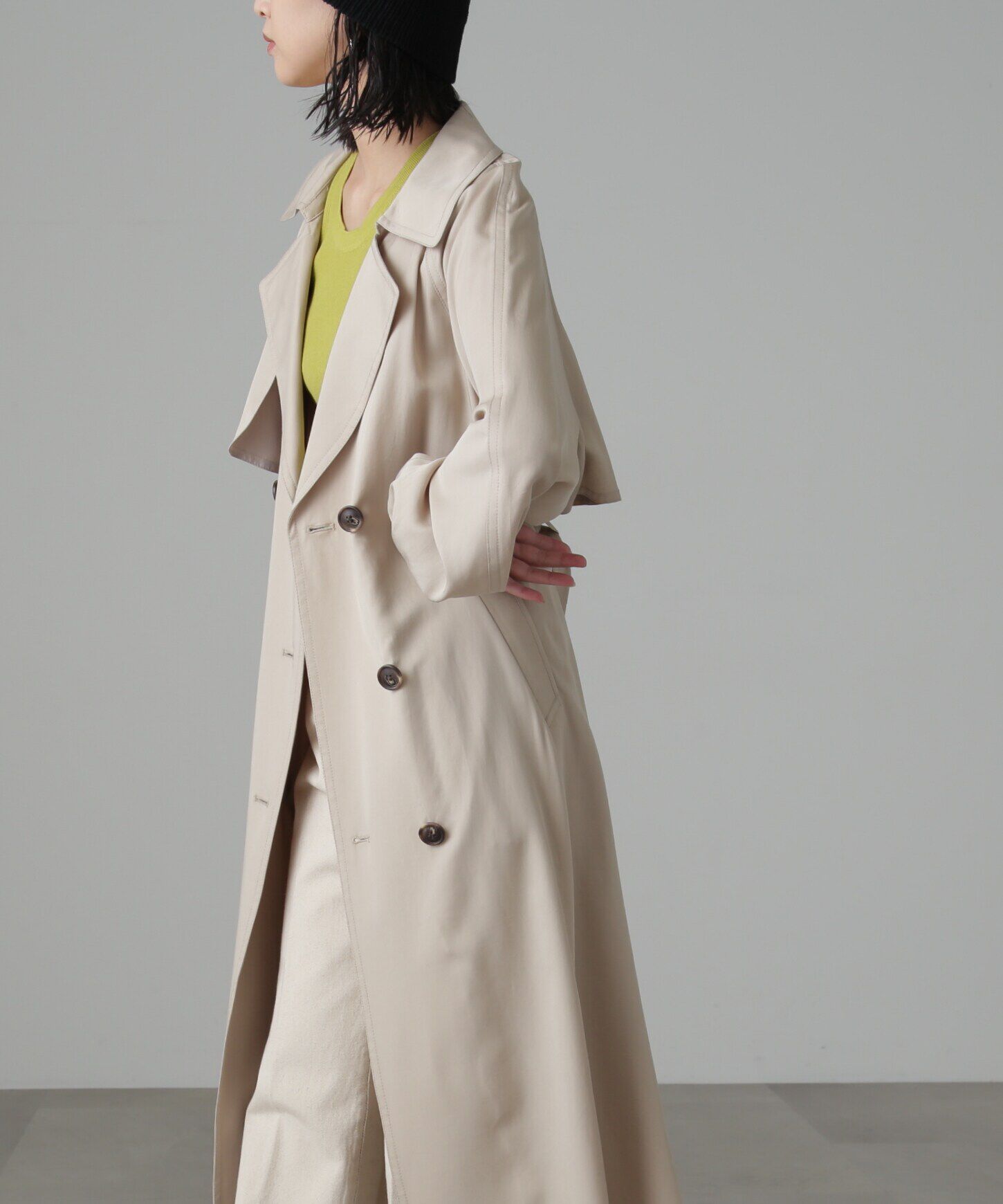  「[低身長サイズ/Sシリーズ]ルーズテロンチコート」|その他|