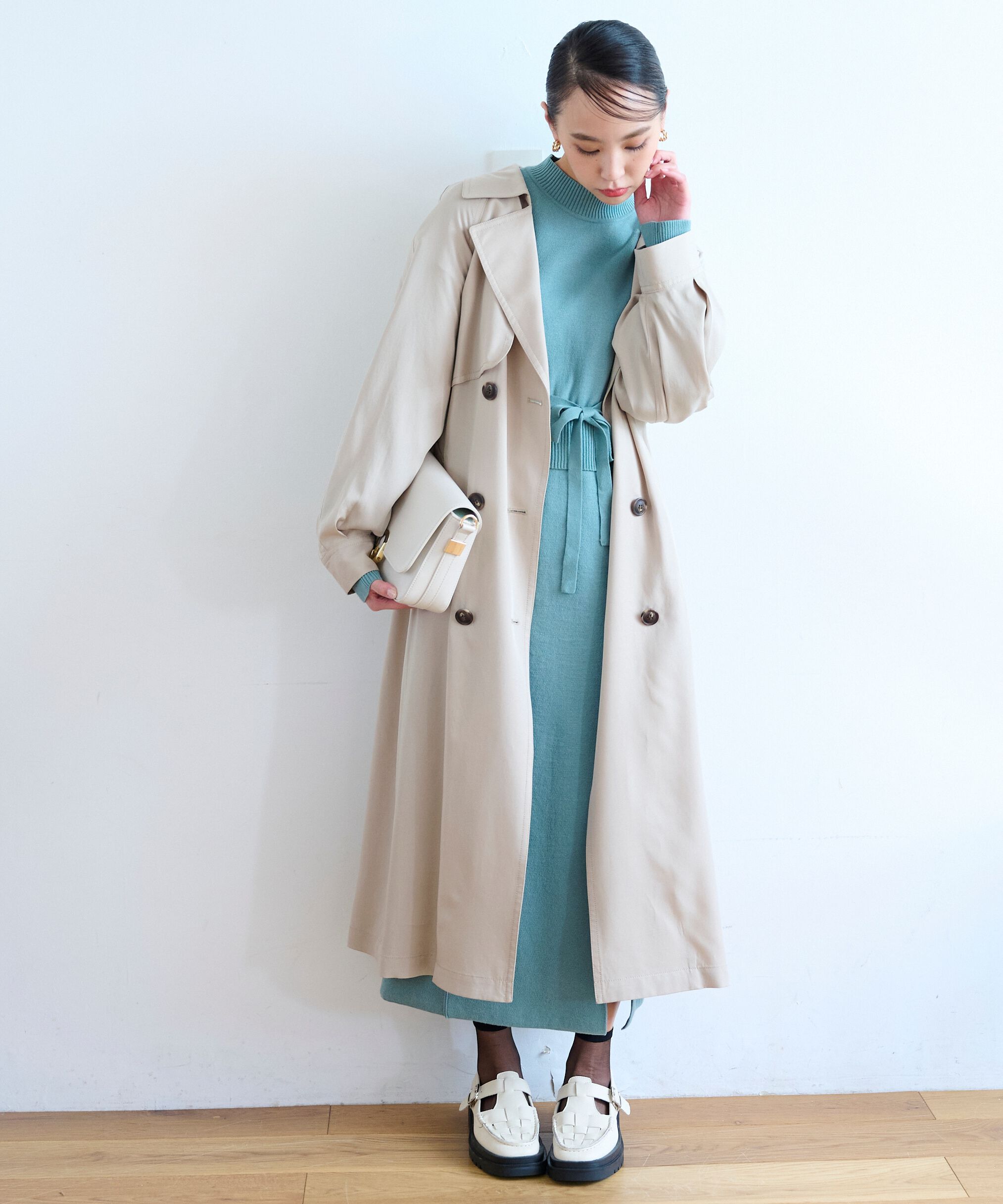  「[低身長サイズ/Sシリーズ]ルーズテロンチコート」|その他|