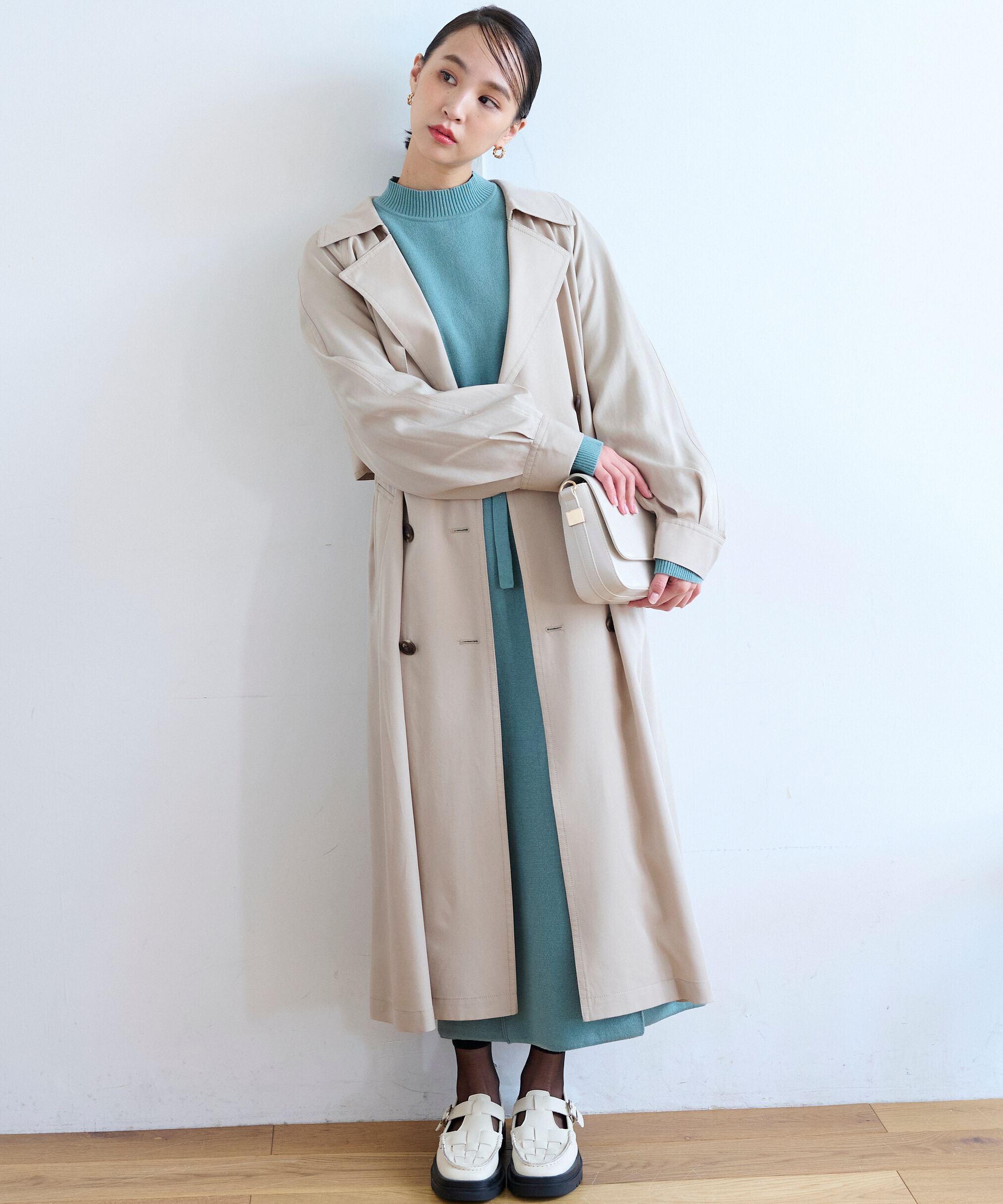  「[低身長サイズ/Sシリーズ]ルーズテロンチコート」|その他|