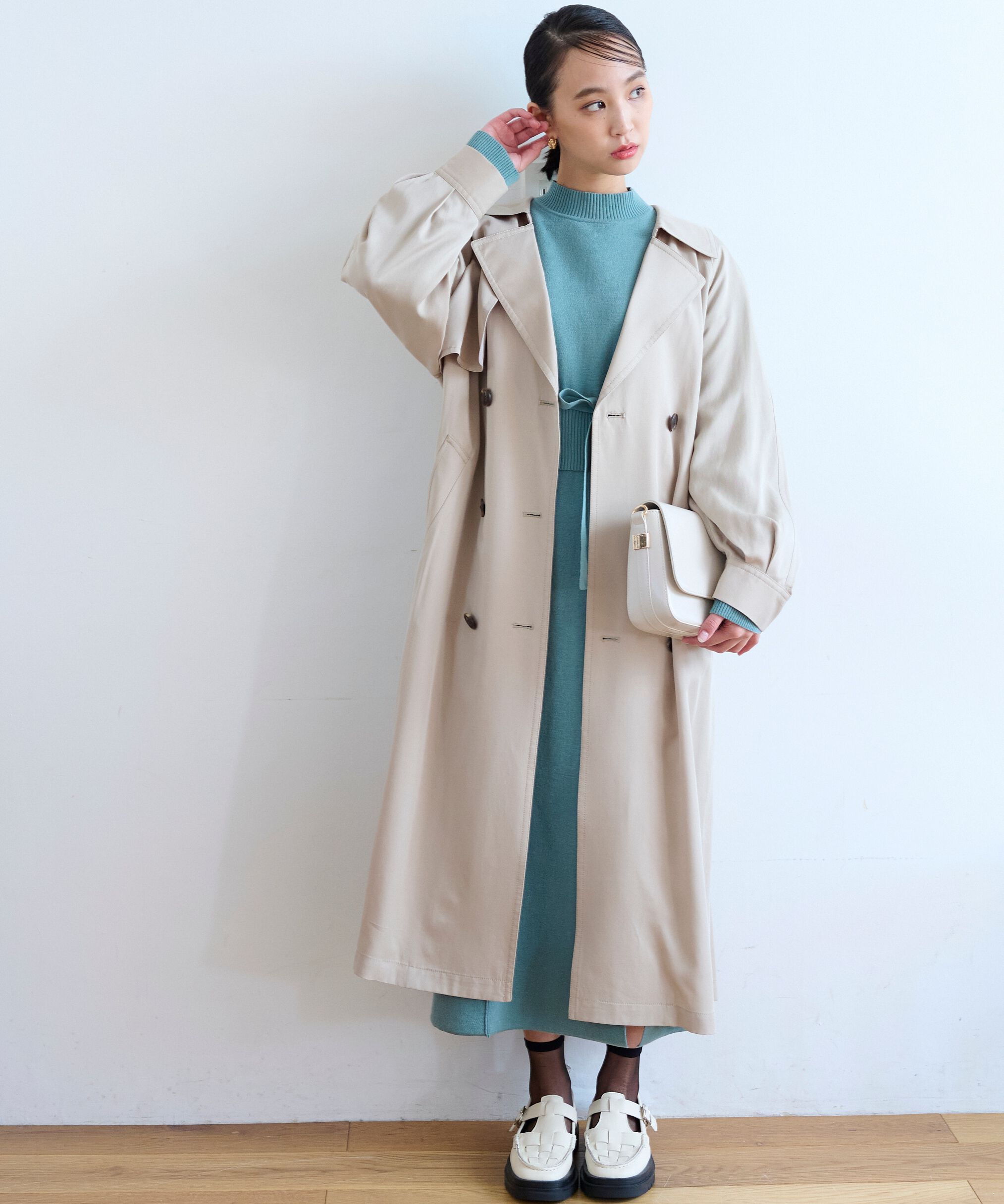  「[低身長サイズ/Sシリーズ]ルーズテロンチコート」|その他|