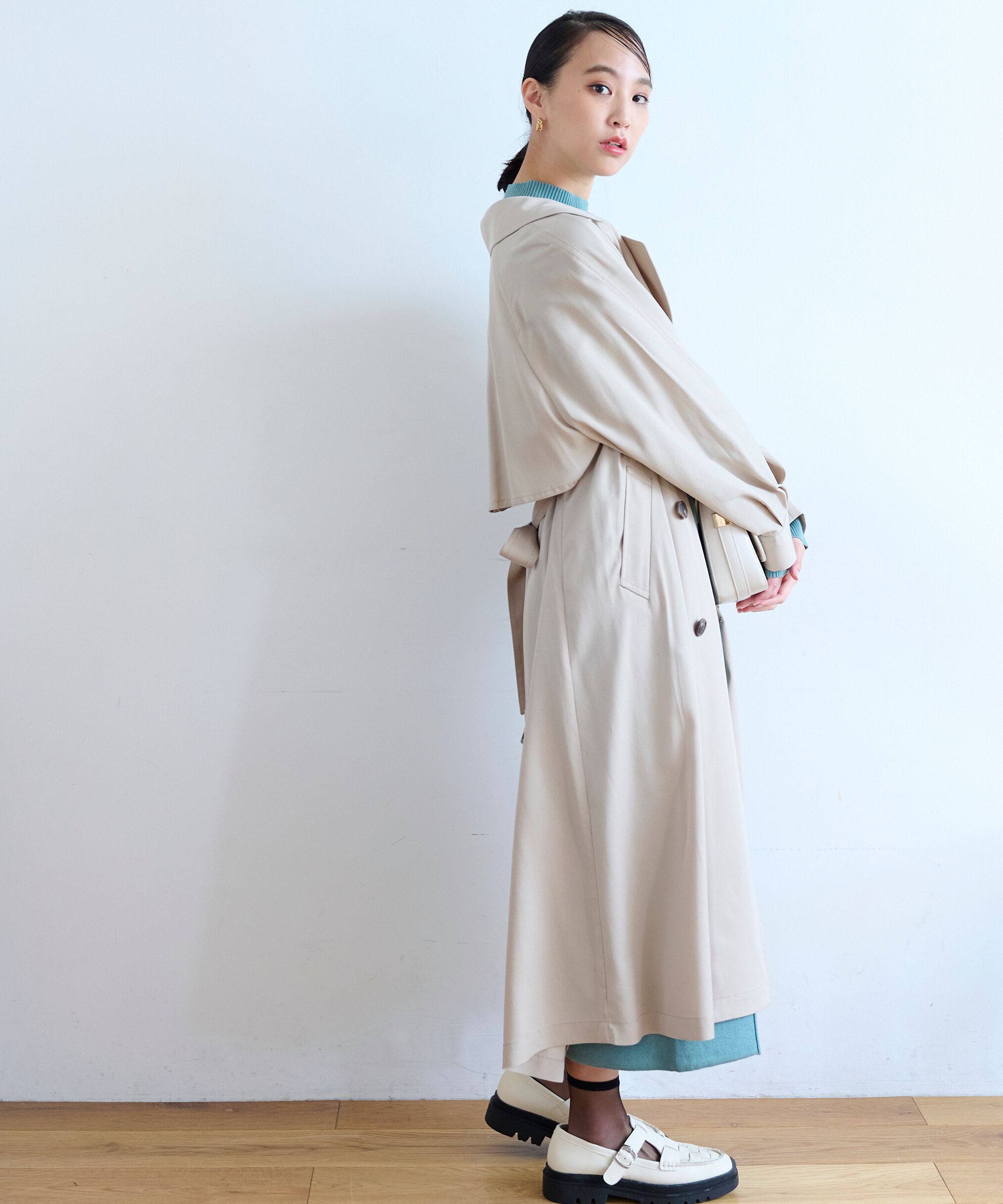  「[低身長サイズ/Sシリーズ]ルーズテロンチコート」|その他|