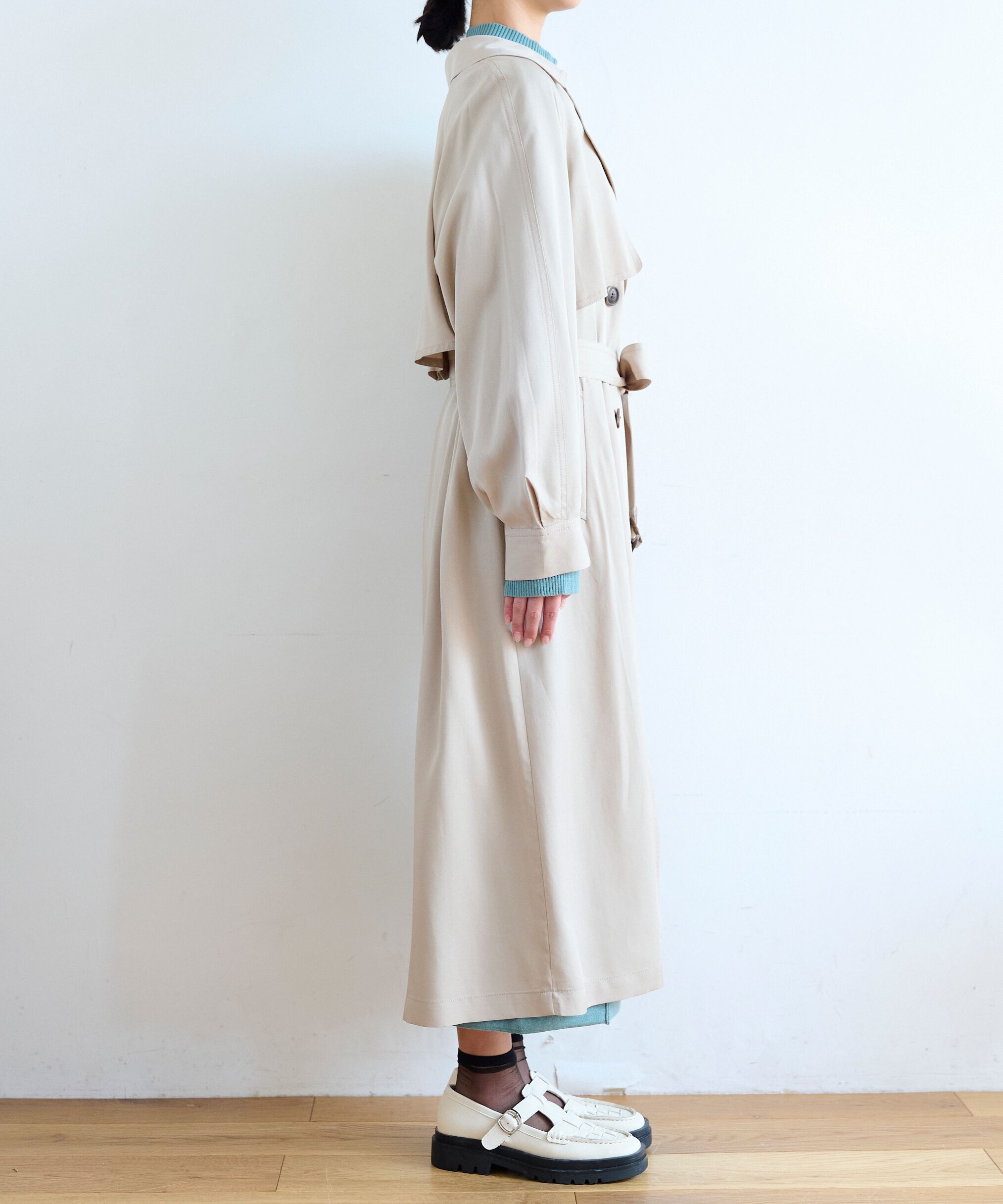  「[低身長サイズ/Sシリーズ]ルーズテロンチコート」|その他|