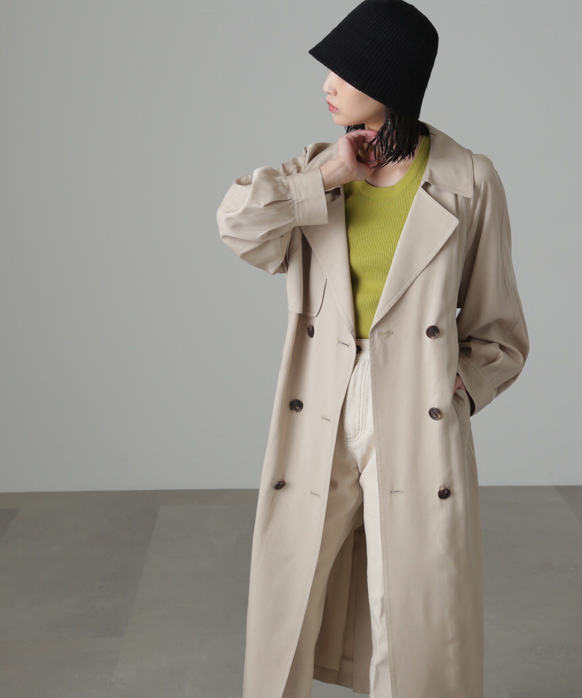  「[低身長サイズ/Sシリーズ]ルーズテロンチコート」|その他|