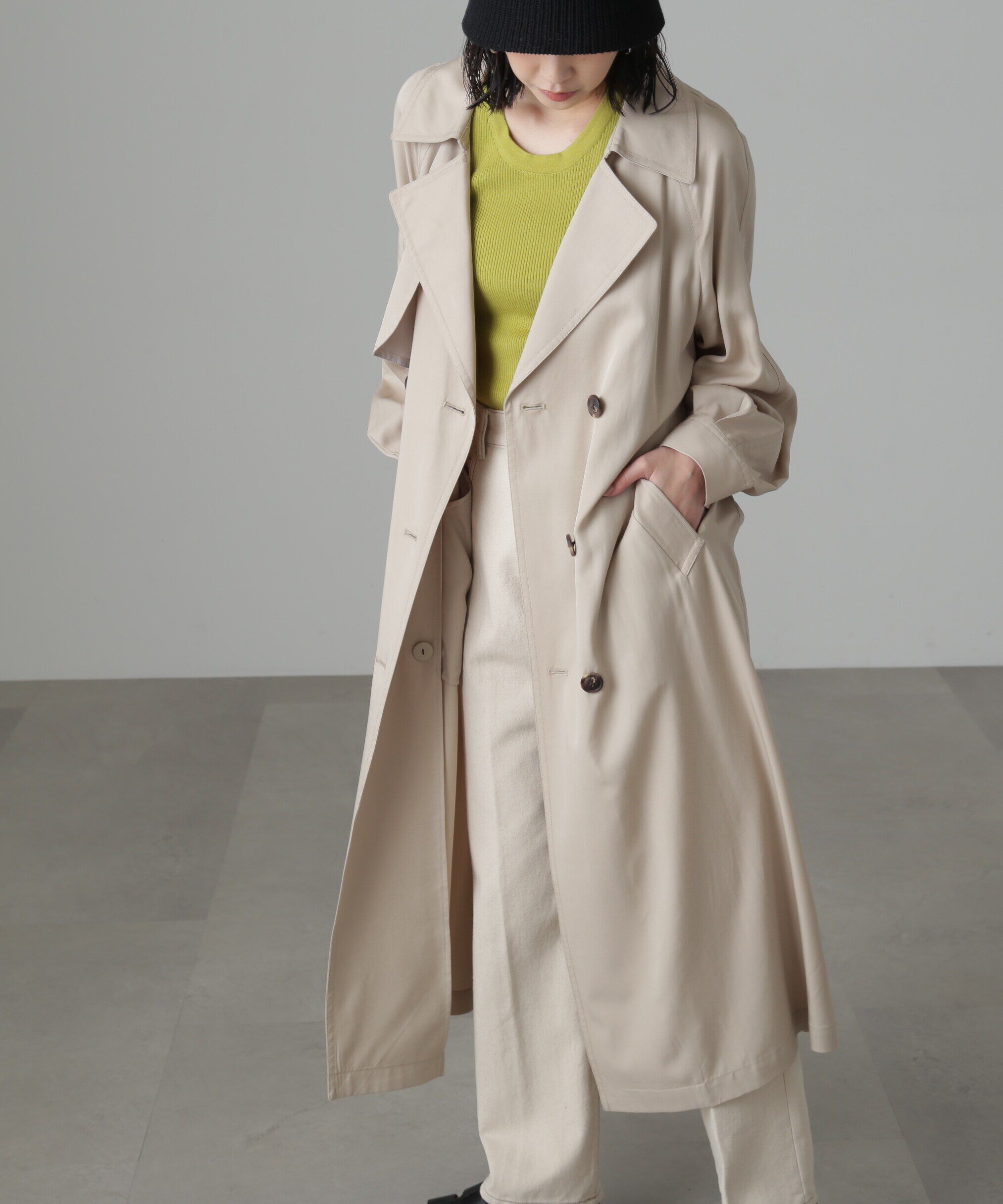  「[低身長サイズ/Sシリーズ]ルーズテロンチコート」|その他|