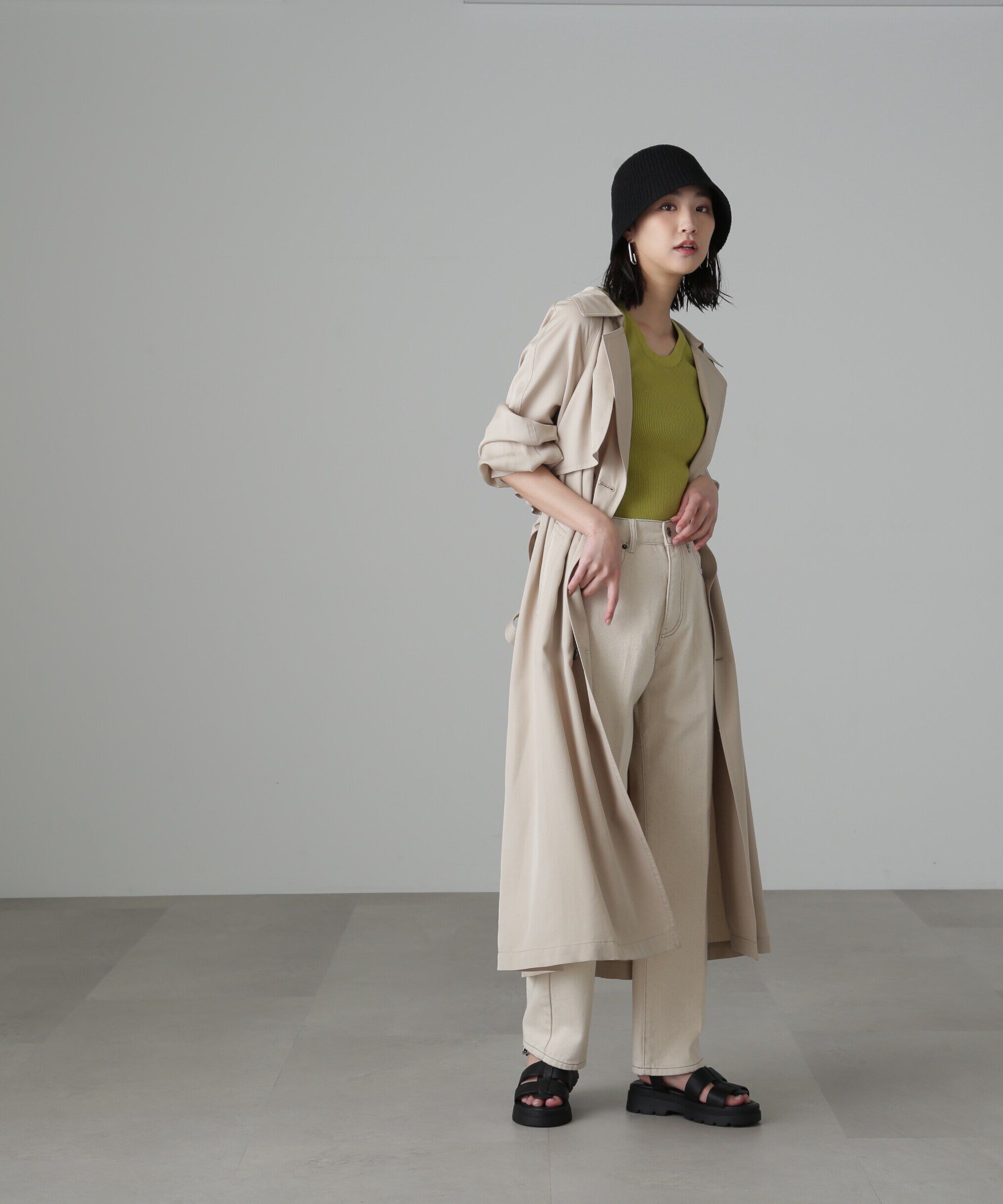  「[低身長サイズ/Sシリーズ]ルーズテロンチコート」|その他|