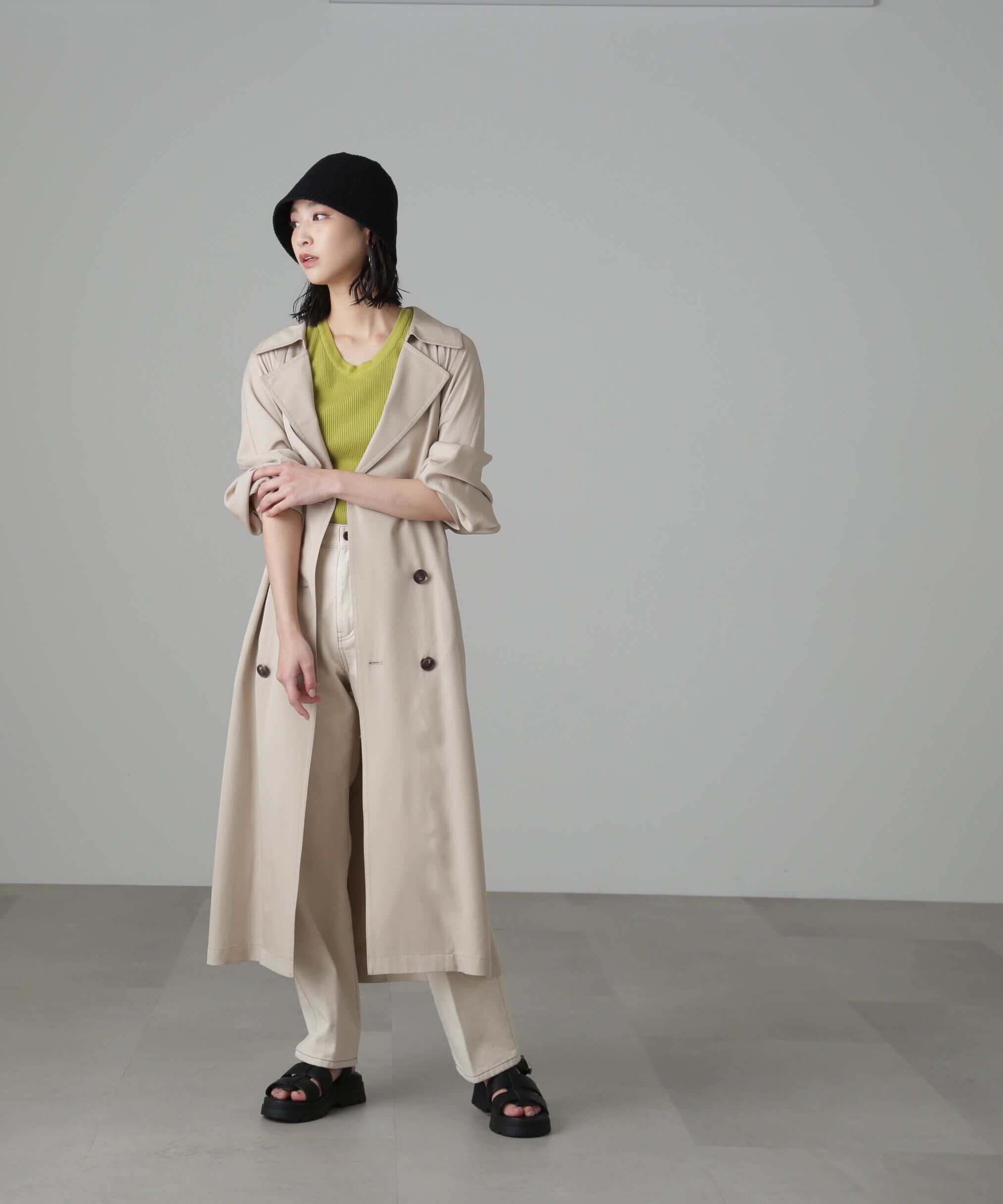  「[低身長サイズ/Sシリーズ]ルーズテロンチコート」|その他|