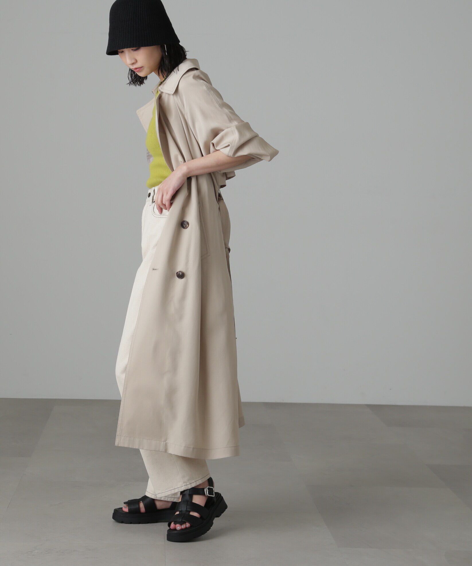  「[低身長サイズ/Sシリーズ]ルーズテロンチコート」|その他|