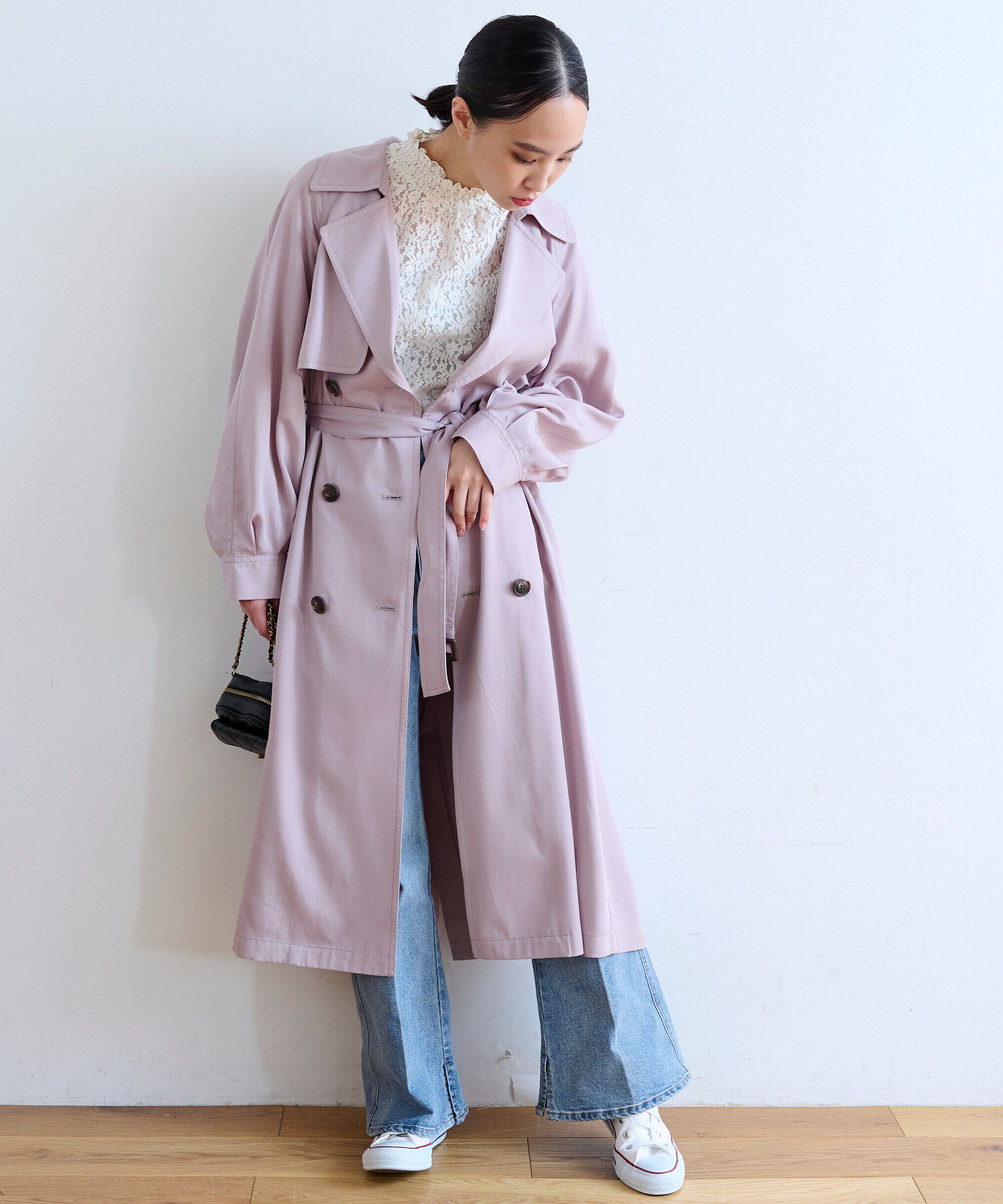  「[低身長サイズ/Sシリーズ]ルーズテロンチコート」|その他|