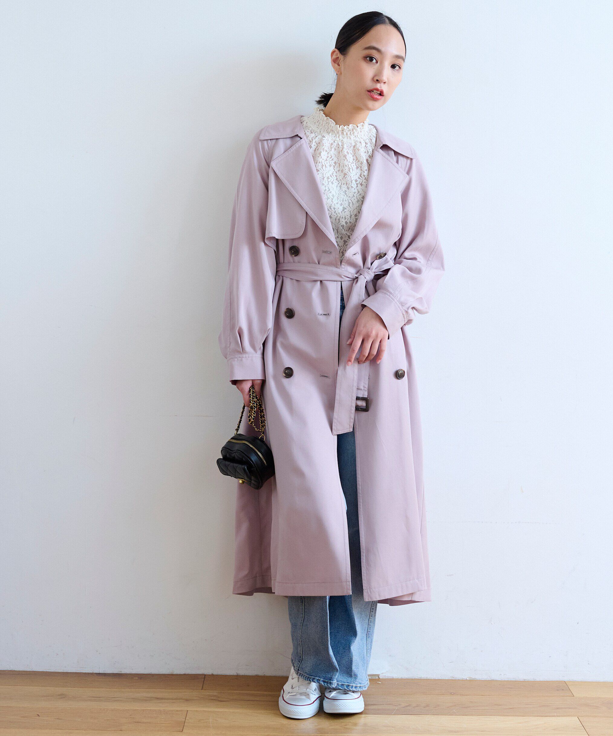  「[低身長サイズ/Sシリーズ]ルーズテロンチコート」|その他|