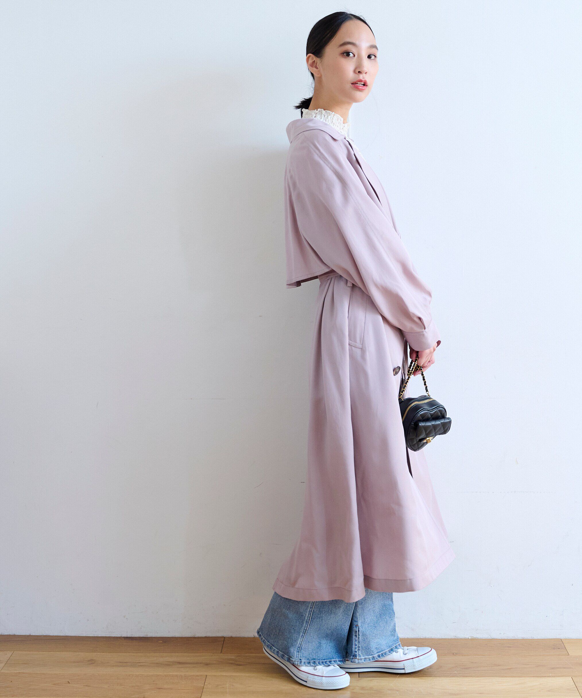  「[低身長サイズ/Sシリーズ]ルーズテロンチコート」|その他|