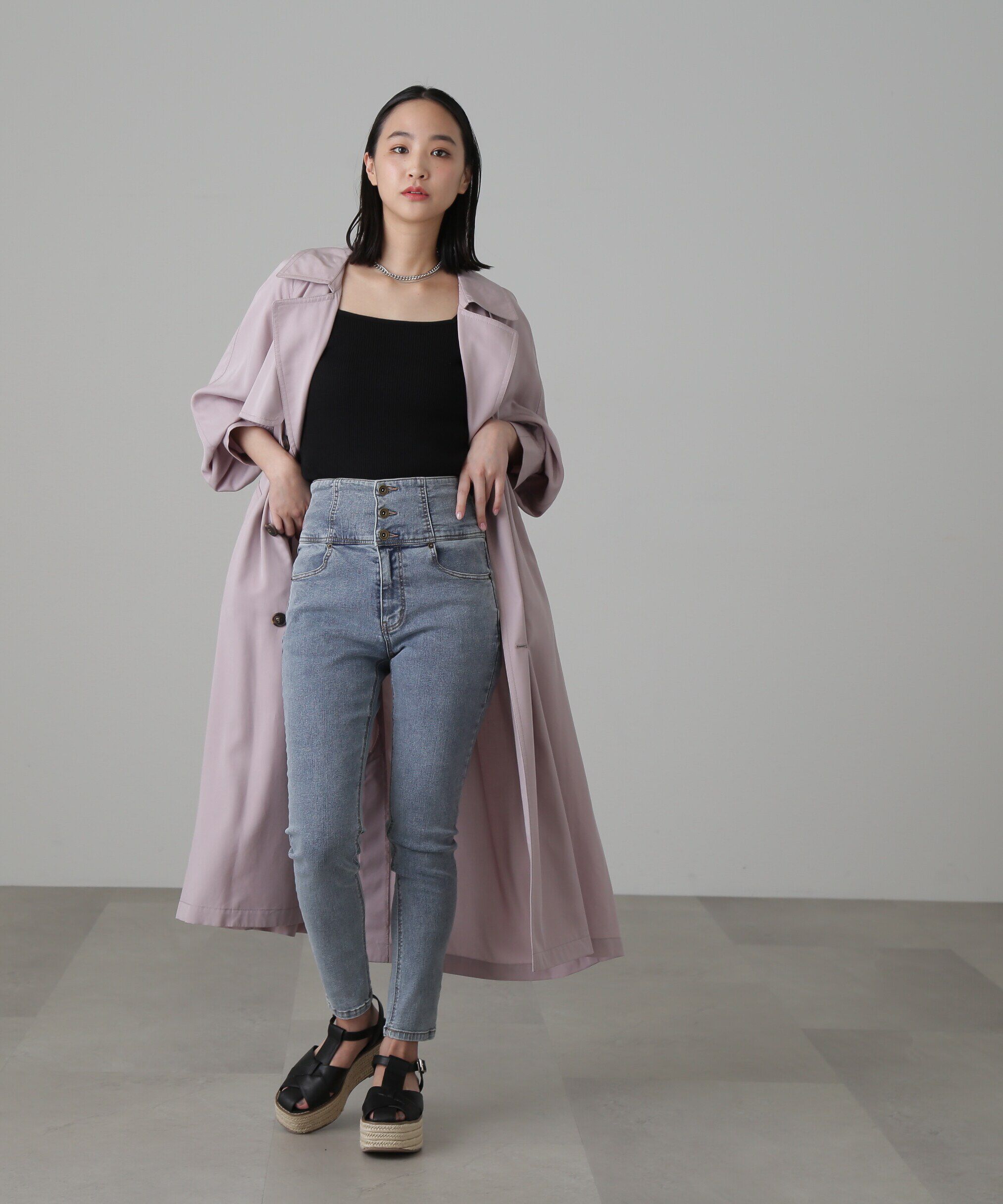  「[低身長サイズ/Sシリーズ]ルーズテロンチコート」|その他|