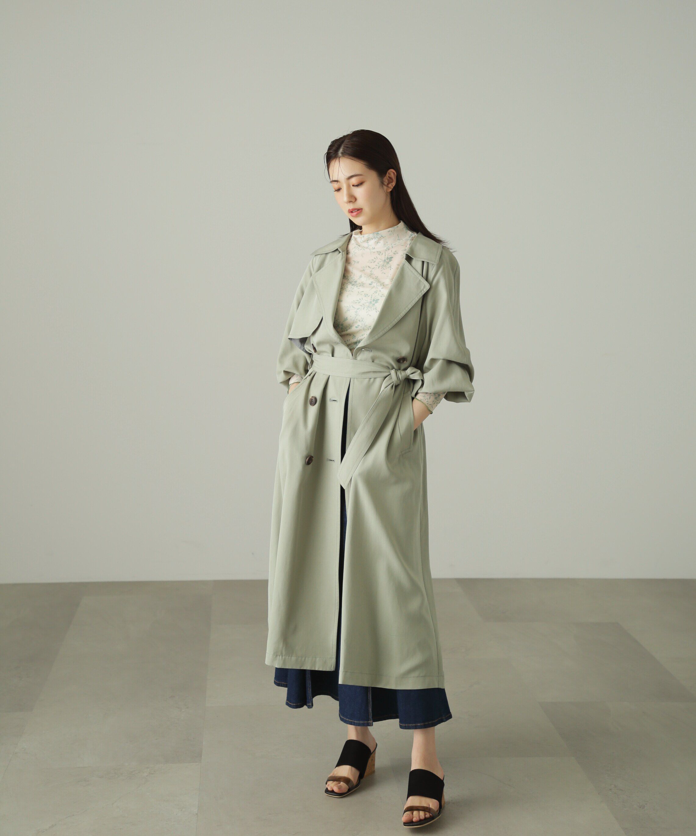  「[低身長サイズ/Sシリーズ]ルーズテロンチコート」|その他|