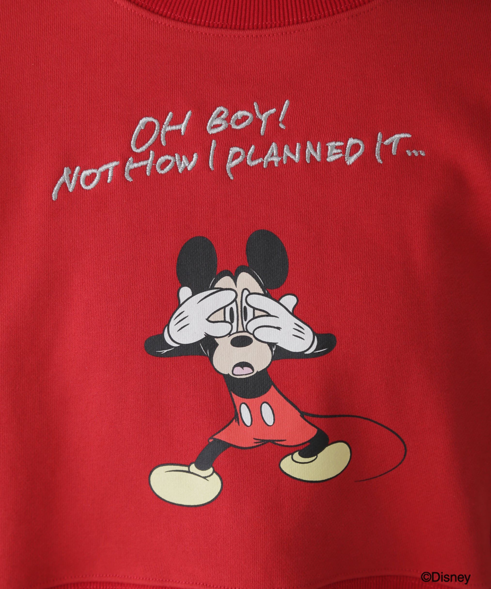  「〈ディズニーコレクション〉ショート丈スウェット」|Tシャツ・カットソー|