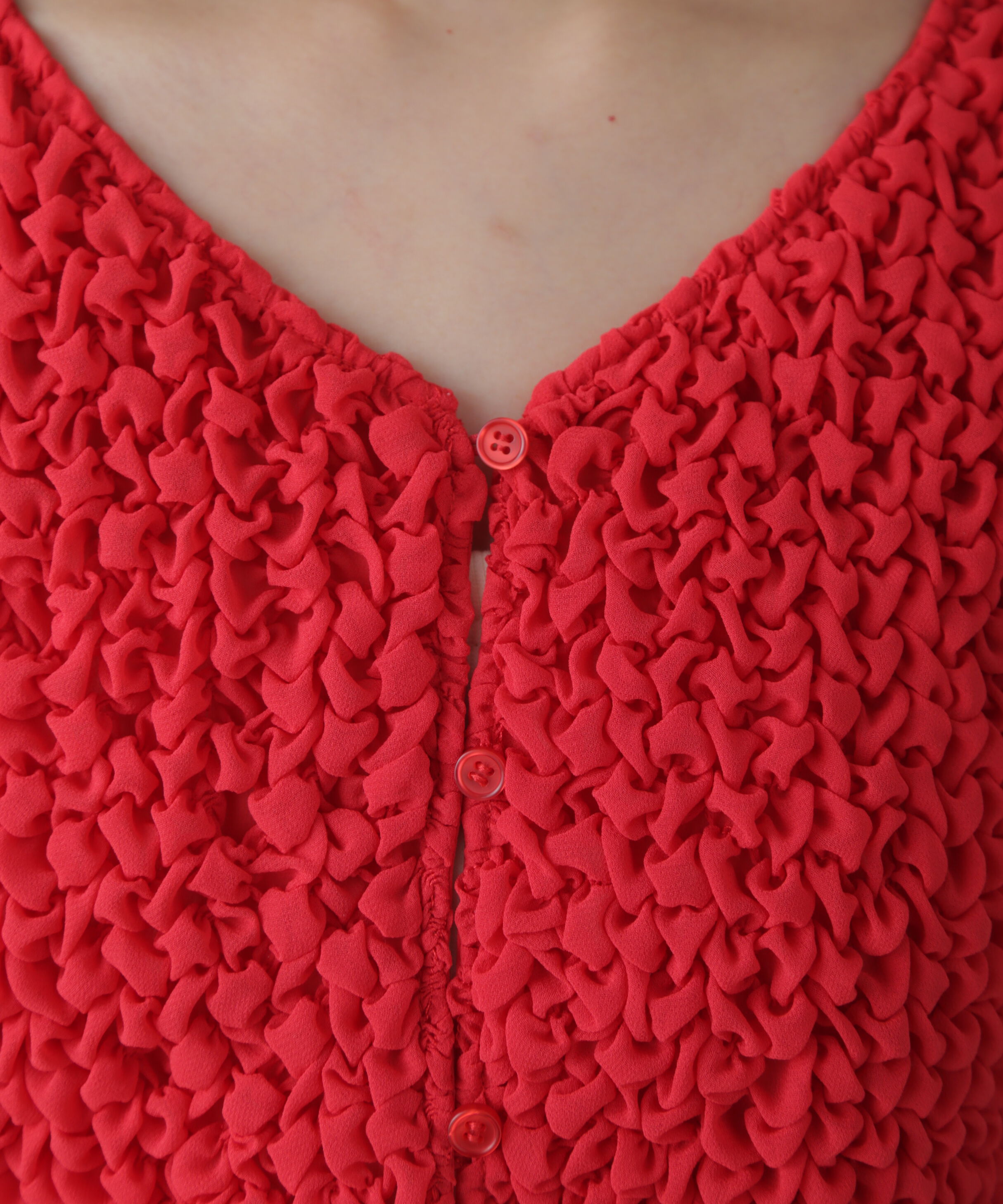  「前後2wayポコポコクロップドブラウス」|シャツ・ブラウス|