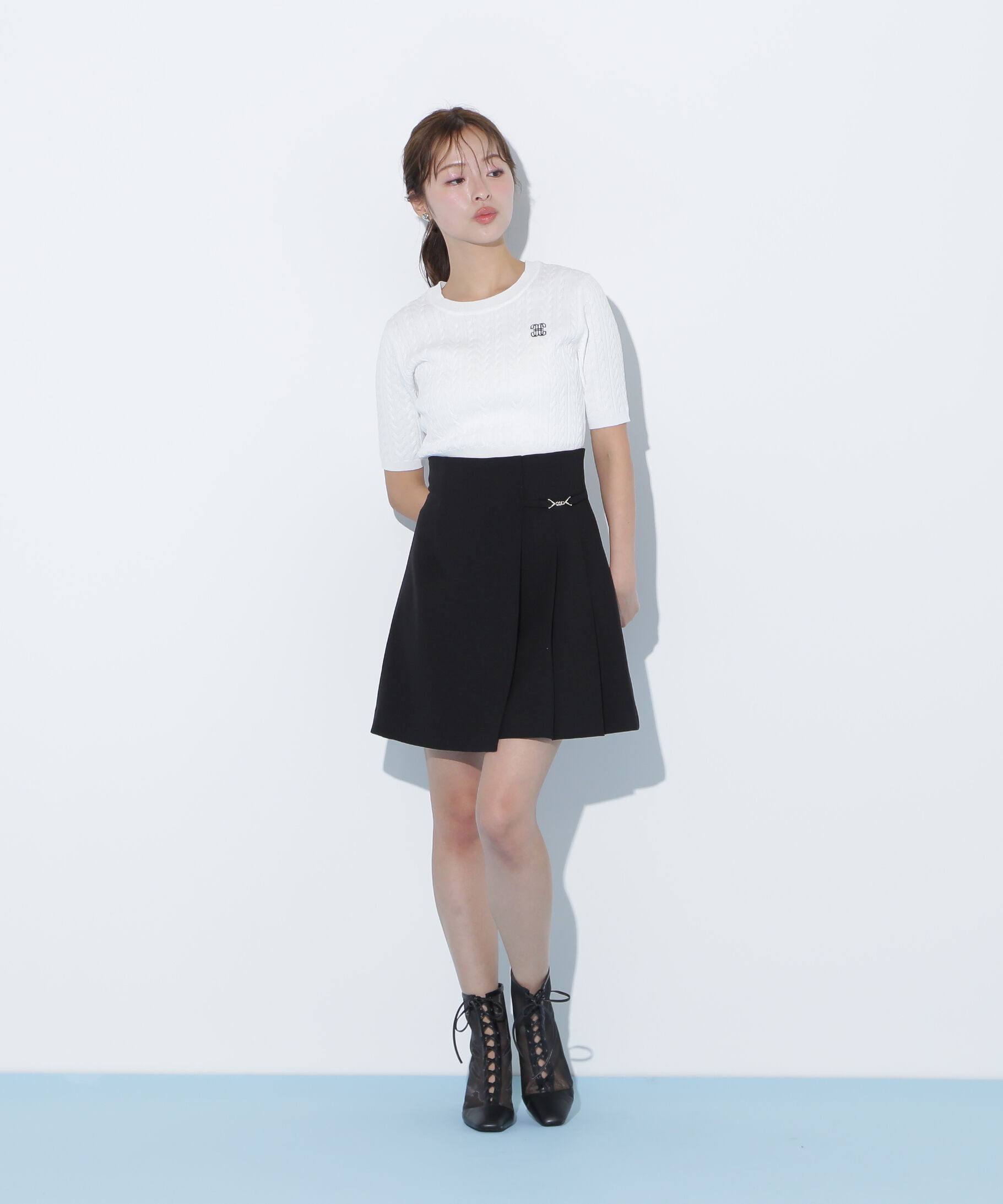  「ランダムケーブルニット」|ニット・セーター|