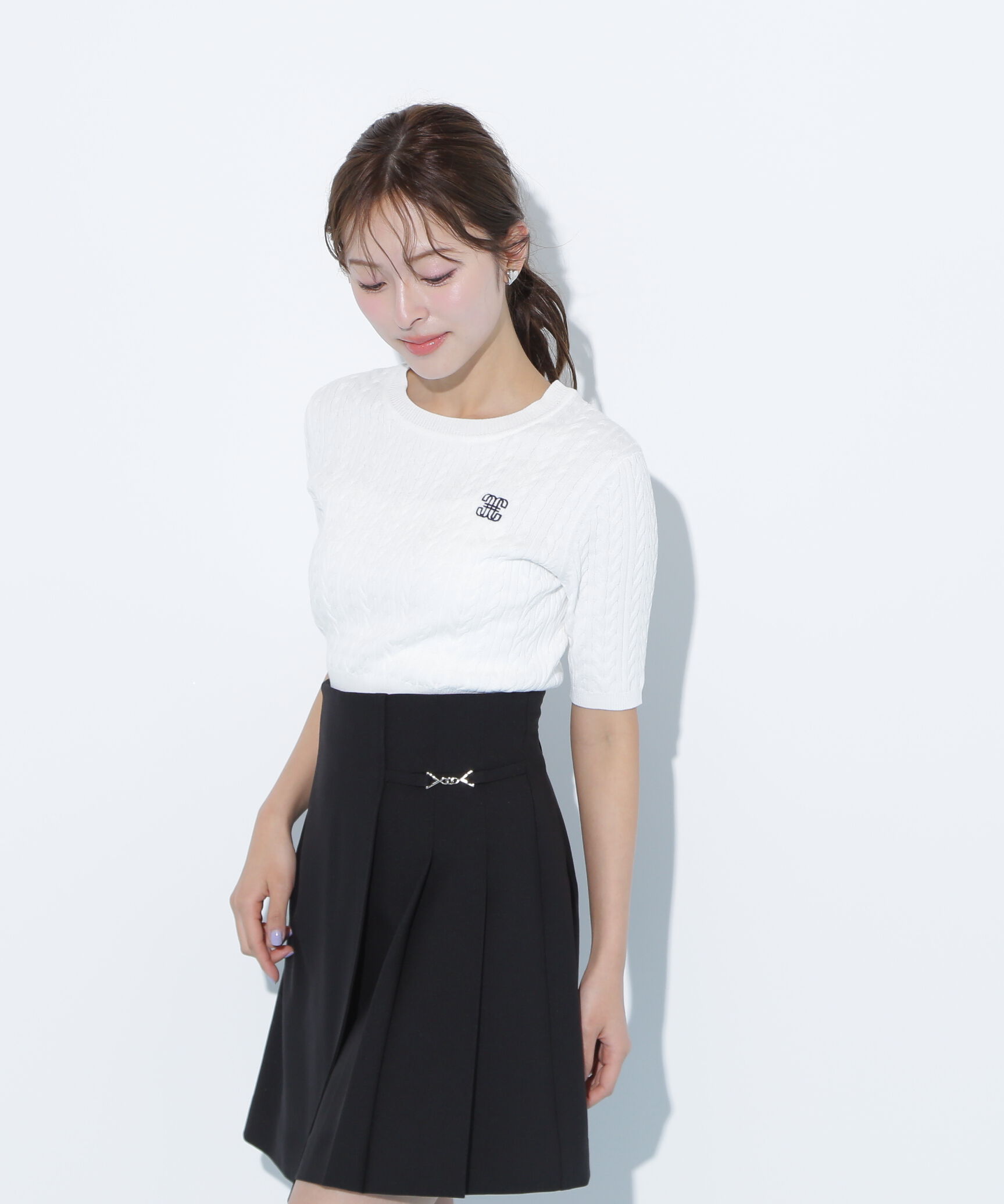  「ランダムケーブルニット」|ニット・セーター|