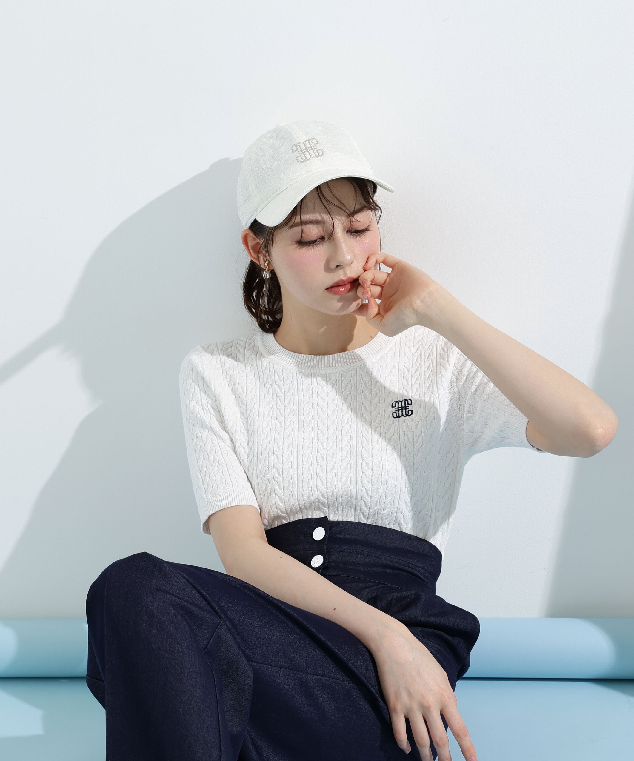  「ランダムケーブルニット」|ニット・セーター|