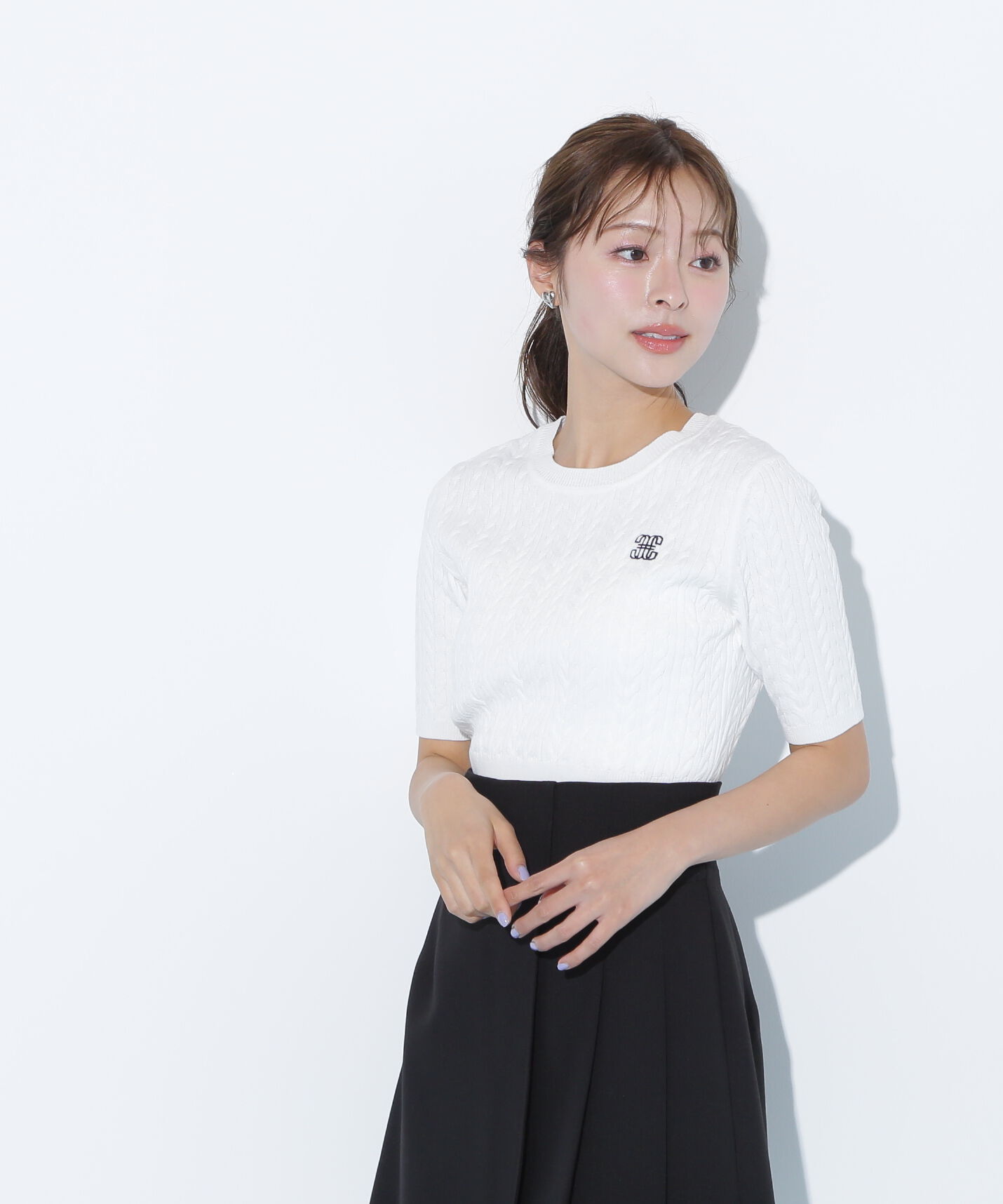  「ランダムケーブルニット」|ニット・セーター|