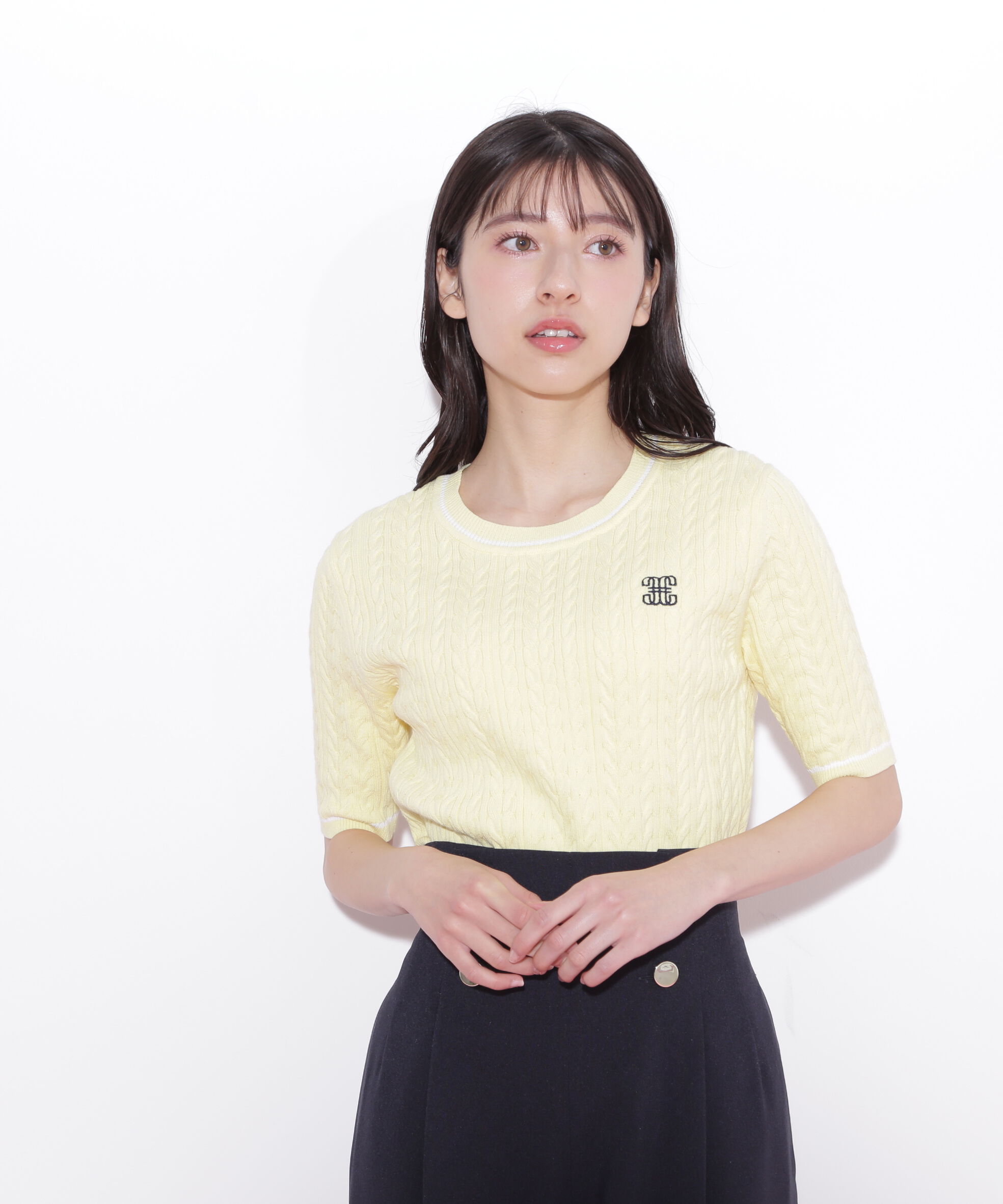  「ランダムケーブルニット」|ニット・セーター|