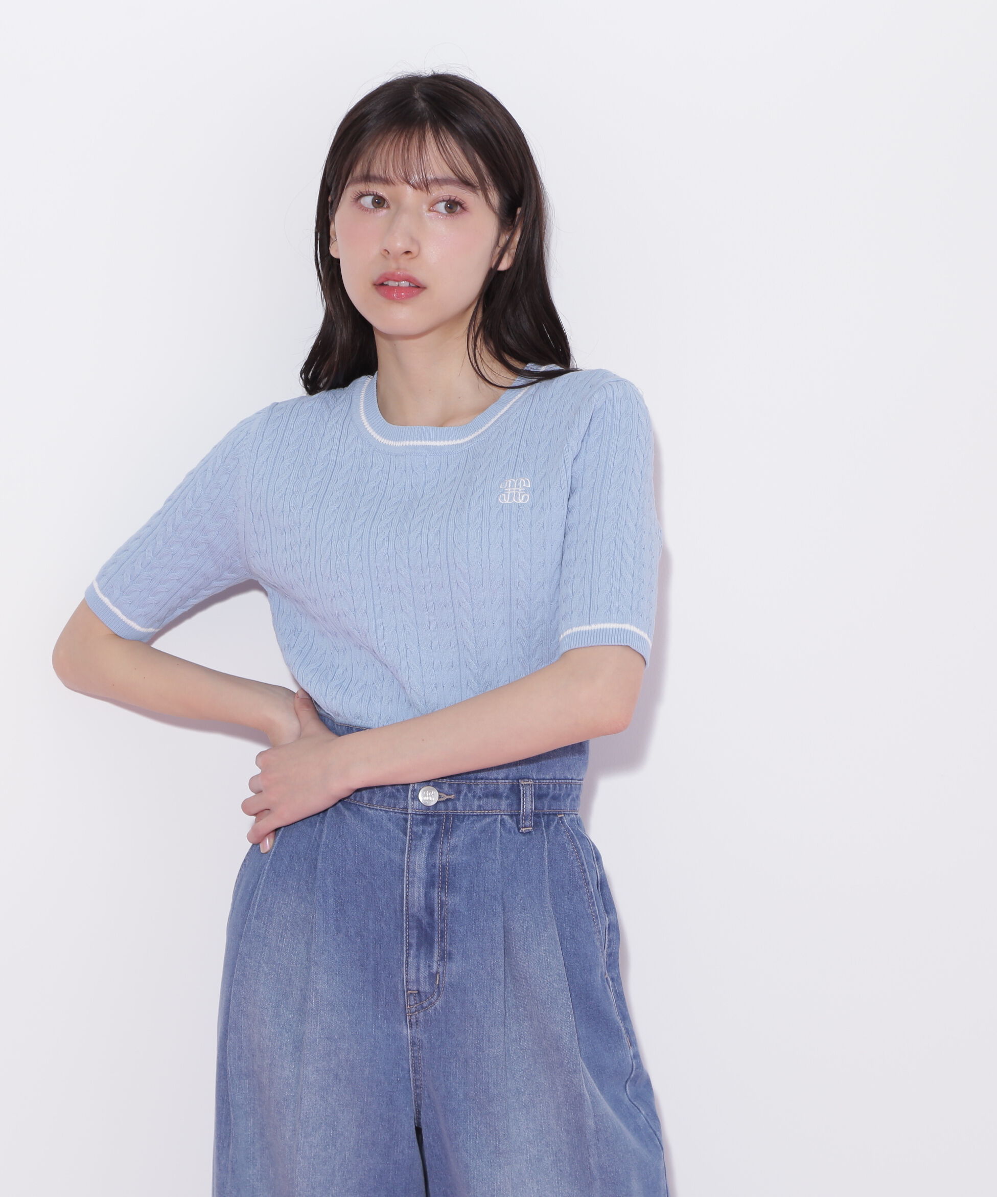  「ランダムケーブルニット」|ニット・セーター|