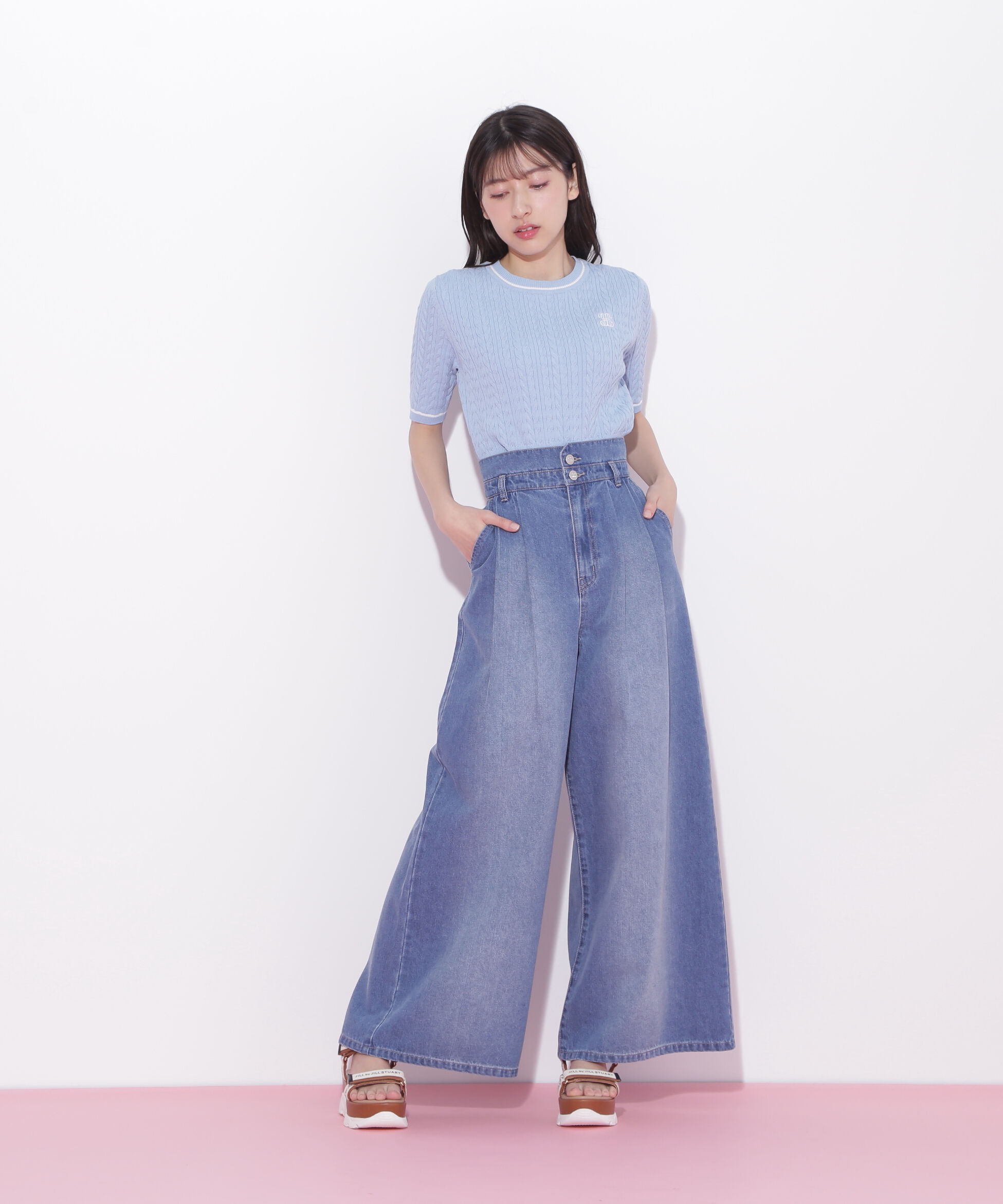  「ランダムケーブルニット」|ニット・セーター|