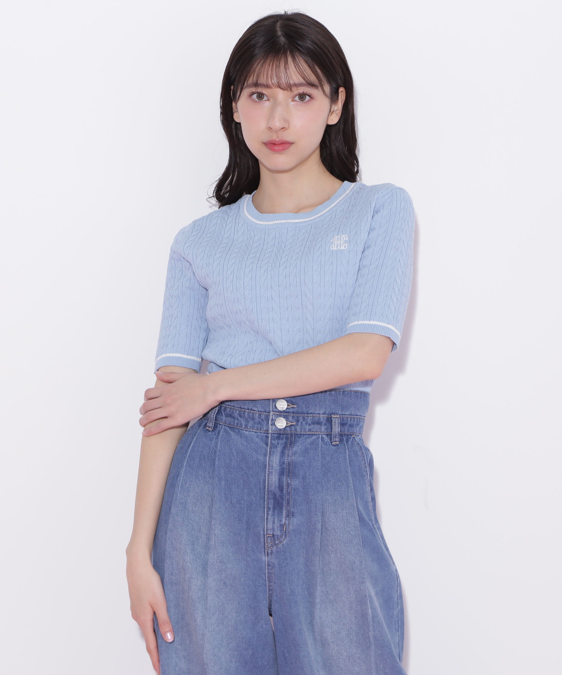  「ランダムケーブルニット」|ニット・セーター|